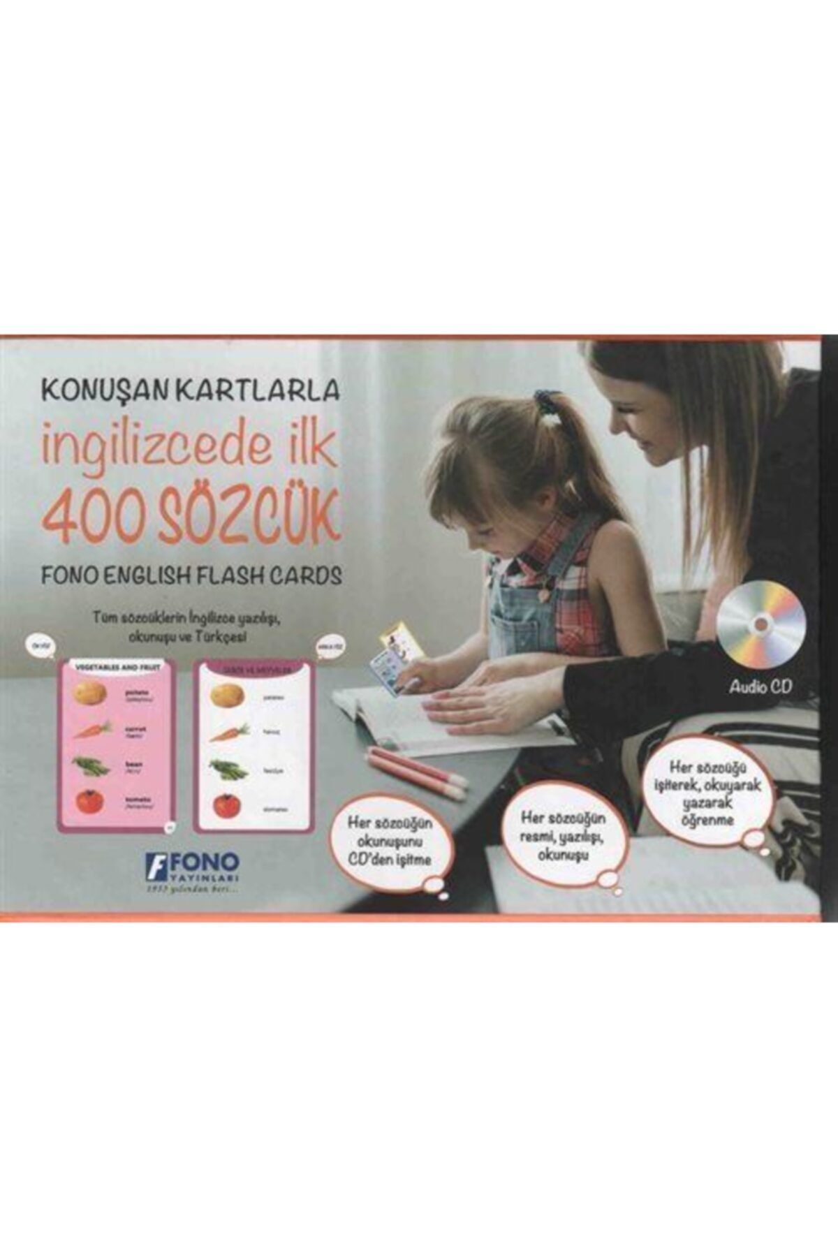 Fono Yayınları Fono Sesli Kartlarla Ingilizcede 400 Sözcük (CD'Lİ) - Kolektif