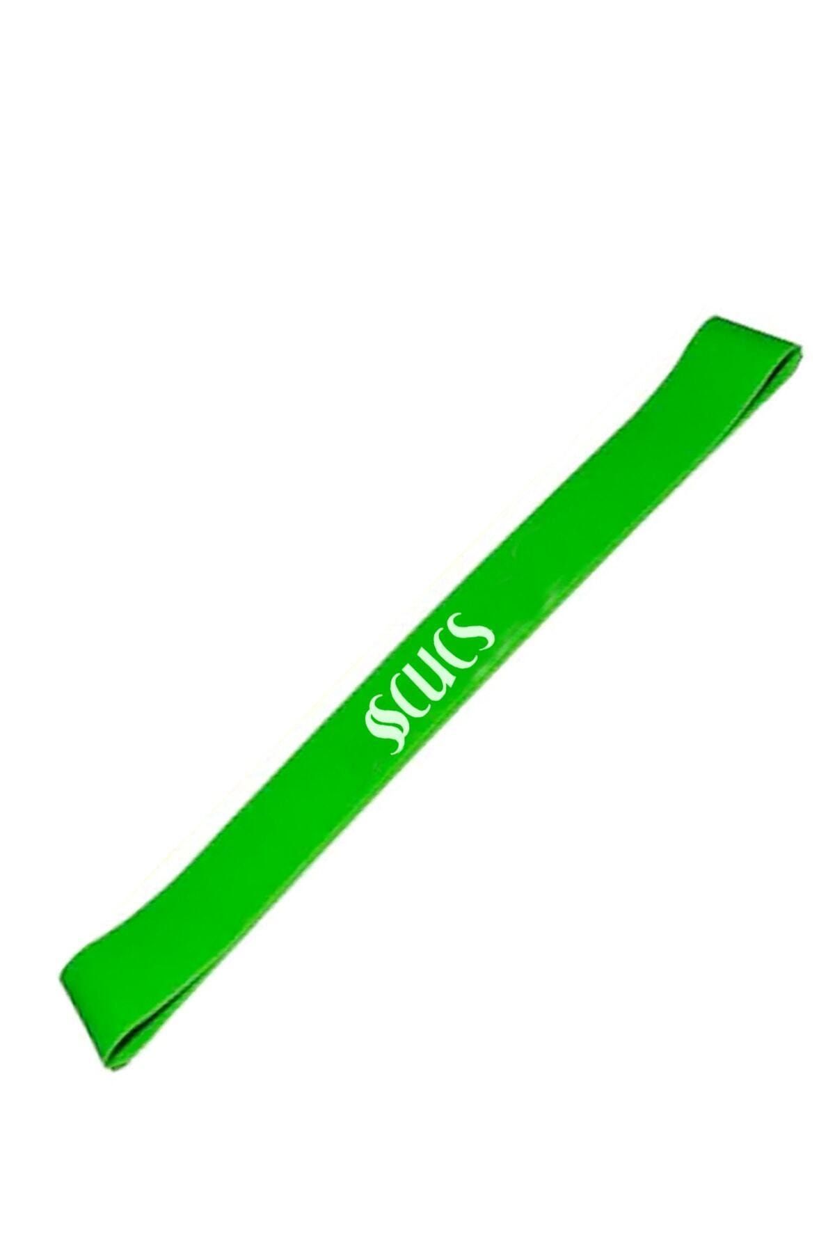SCUCS Yeşil Aerobik Lateks Band 5 Cm