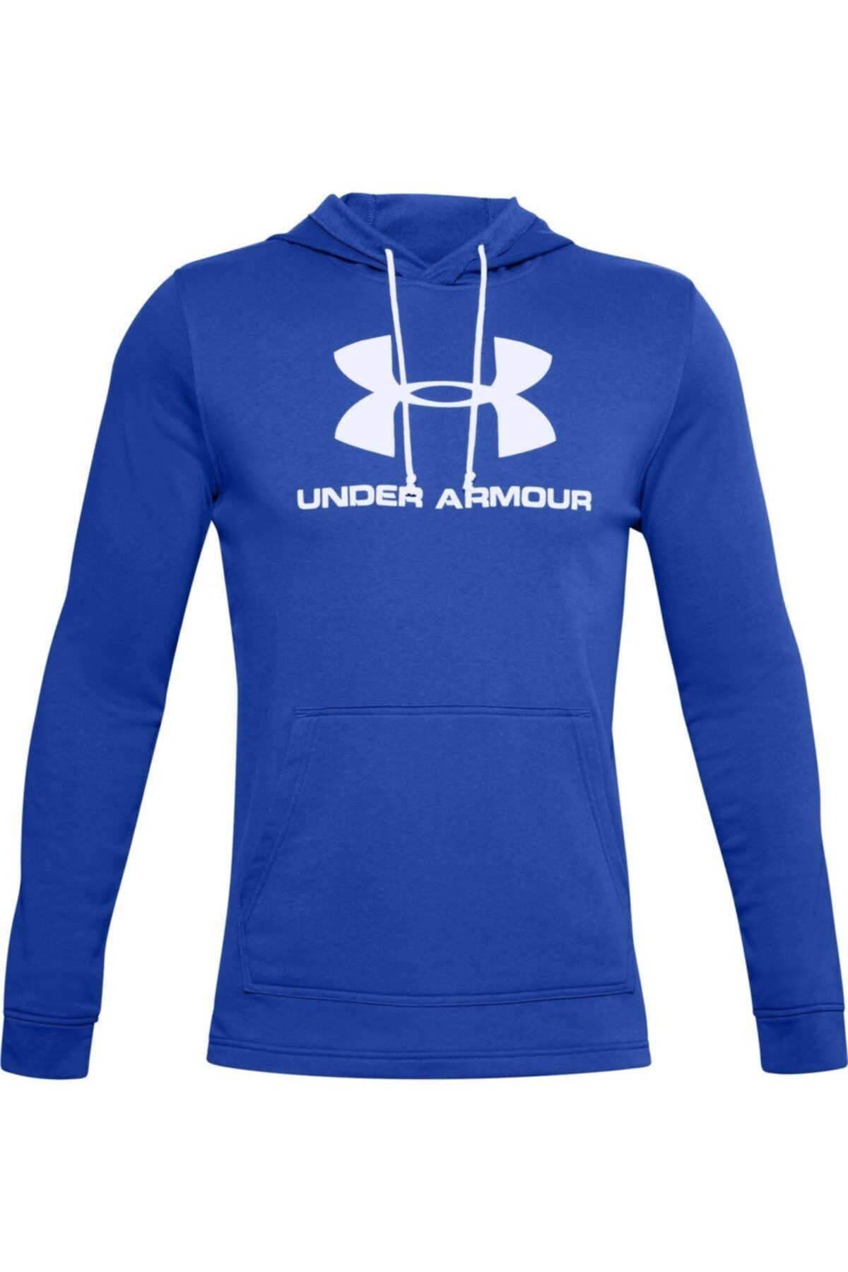 Under Armour Erkek Spor Sweatshirt - Sportstyle Terry Logo Hoodie - 1348520-401