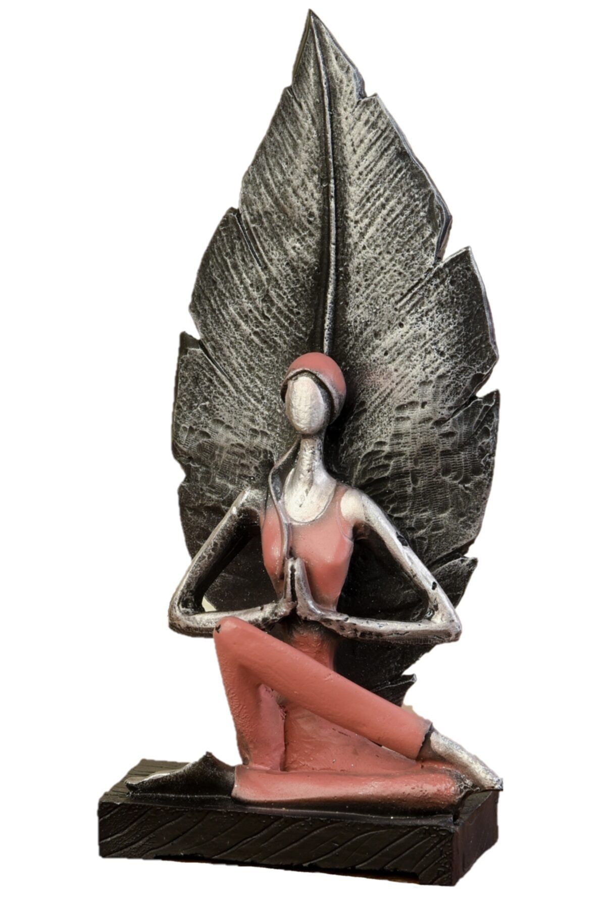 Gift Garden Yoga Yapan Kadın Figürü Pembe 22cm