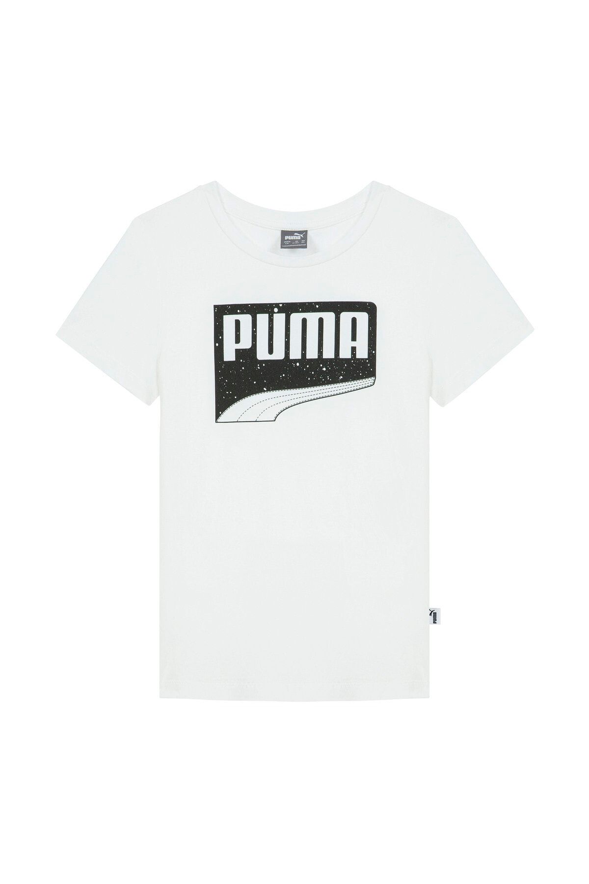 Puma Erkek Çocuk Beyaz Tişört Bppo-002708