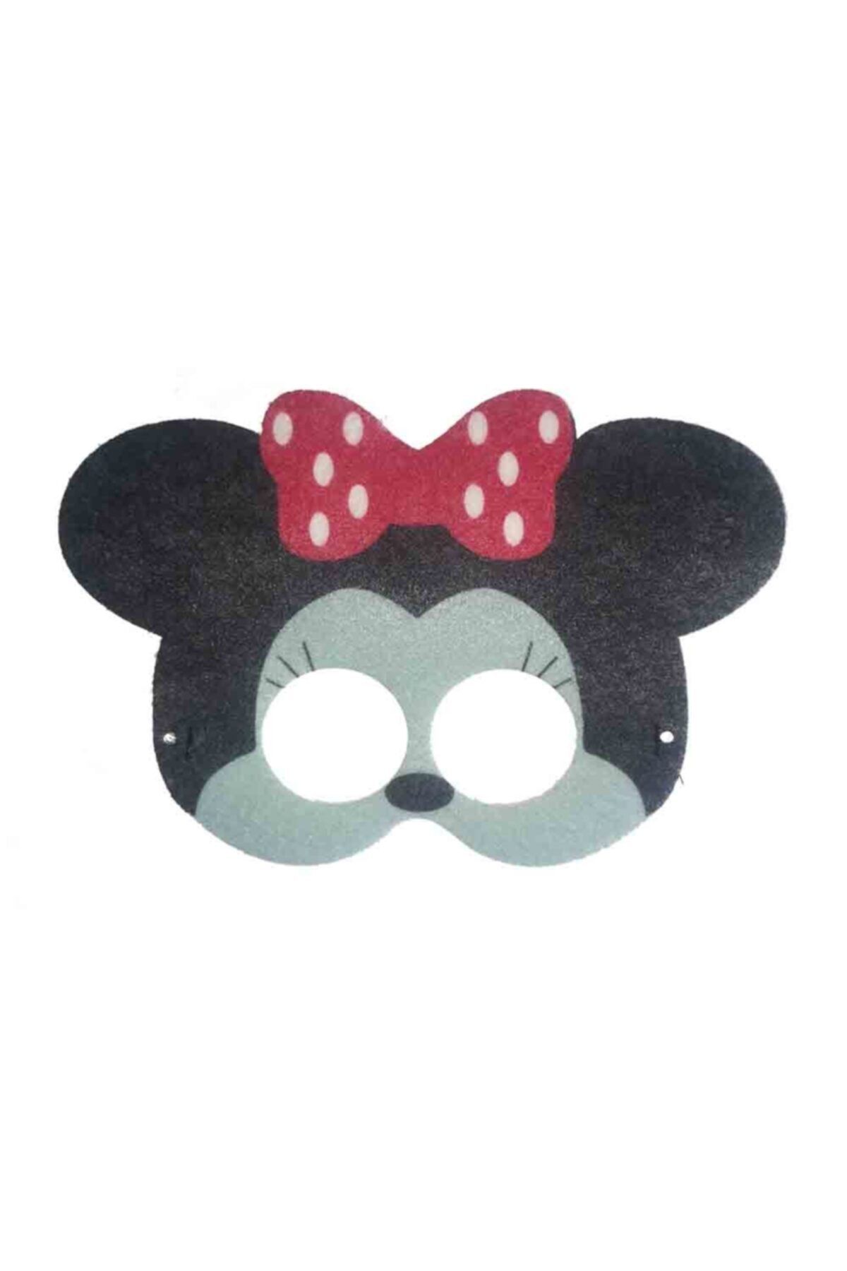 Zeki Karga Minnie Mouse Desenli Keçe Çocuk Maskesi