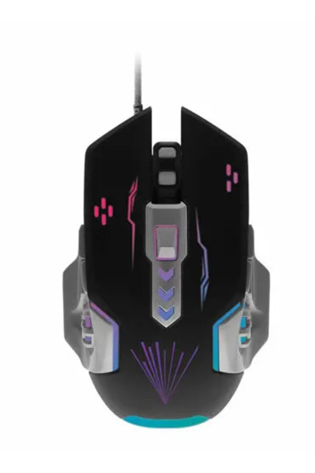 Preo My Game Mg14 Kablolu Gaming Mouse Siyah Gri + Işıklı Mouse Pad