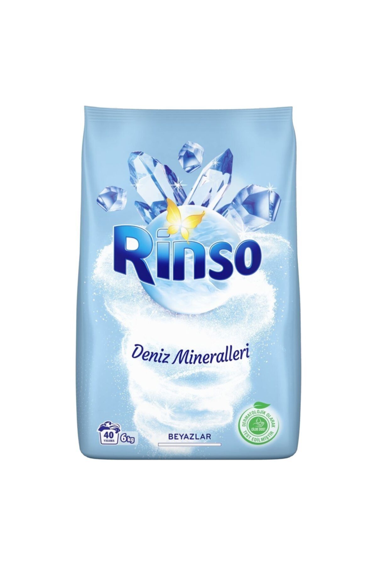Rinso Deniz Mineralleri Beyazlar Için Toz Çamaşır Deterjanı 6 Kg 40 Yıkama