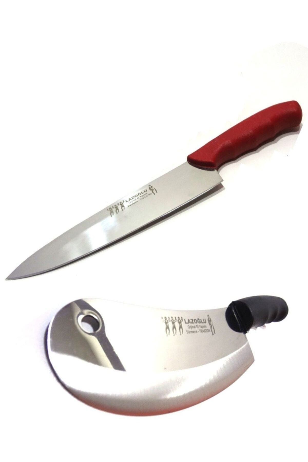 Lazoğlu 2'li Set Pide Kesici Soğan Bıçağı Pro Şef Bıçağı