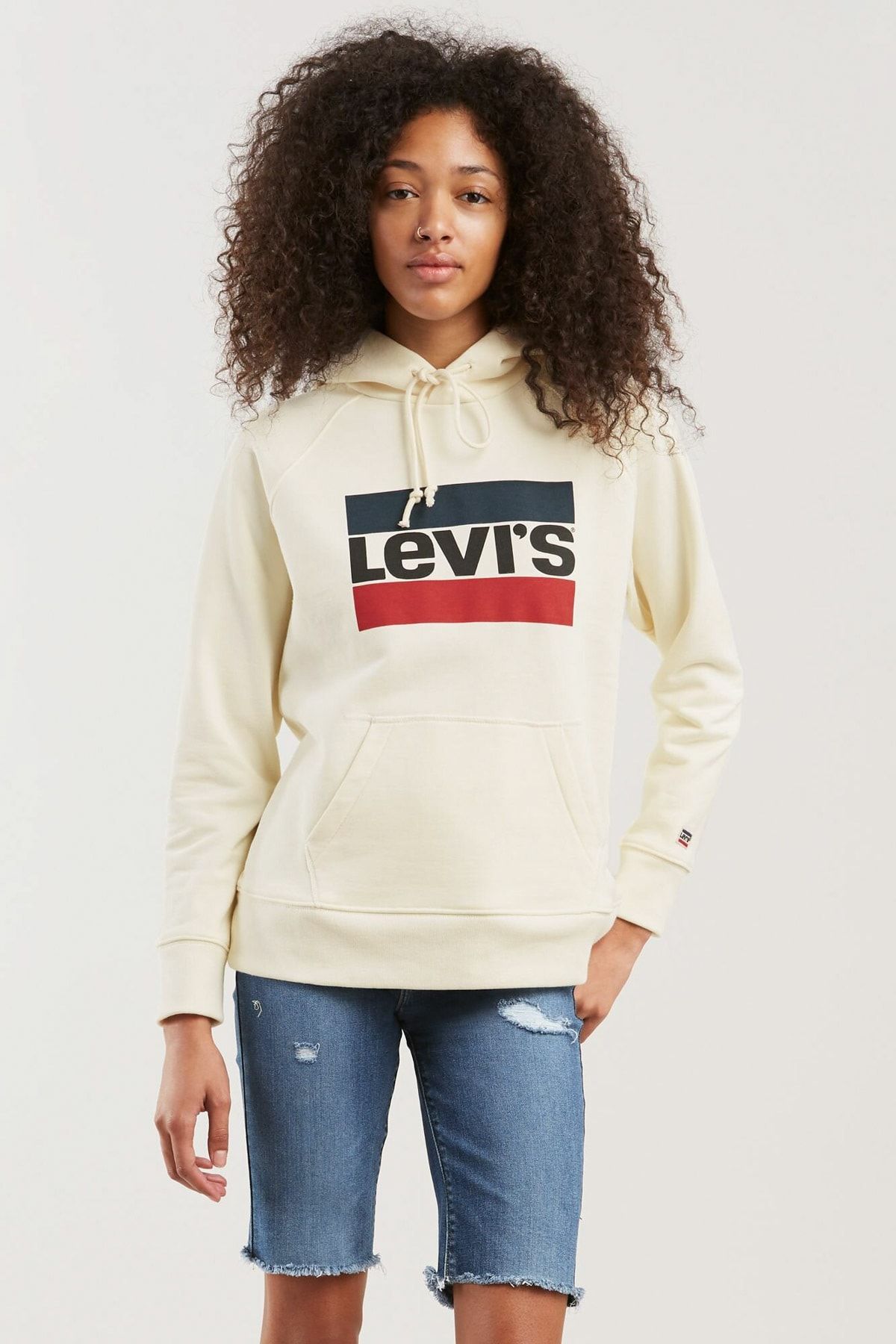 Levi's Kadın Beyaz Sweatshirt 35946-0001