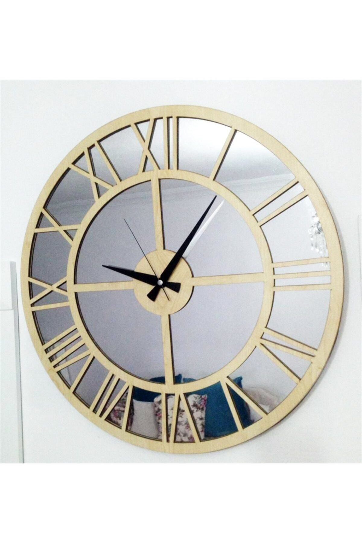 Markakanvas AYNALI BAROK DUVAR SAATİ 50x50 cm Fiyatı, Yorumları TRENDYOL