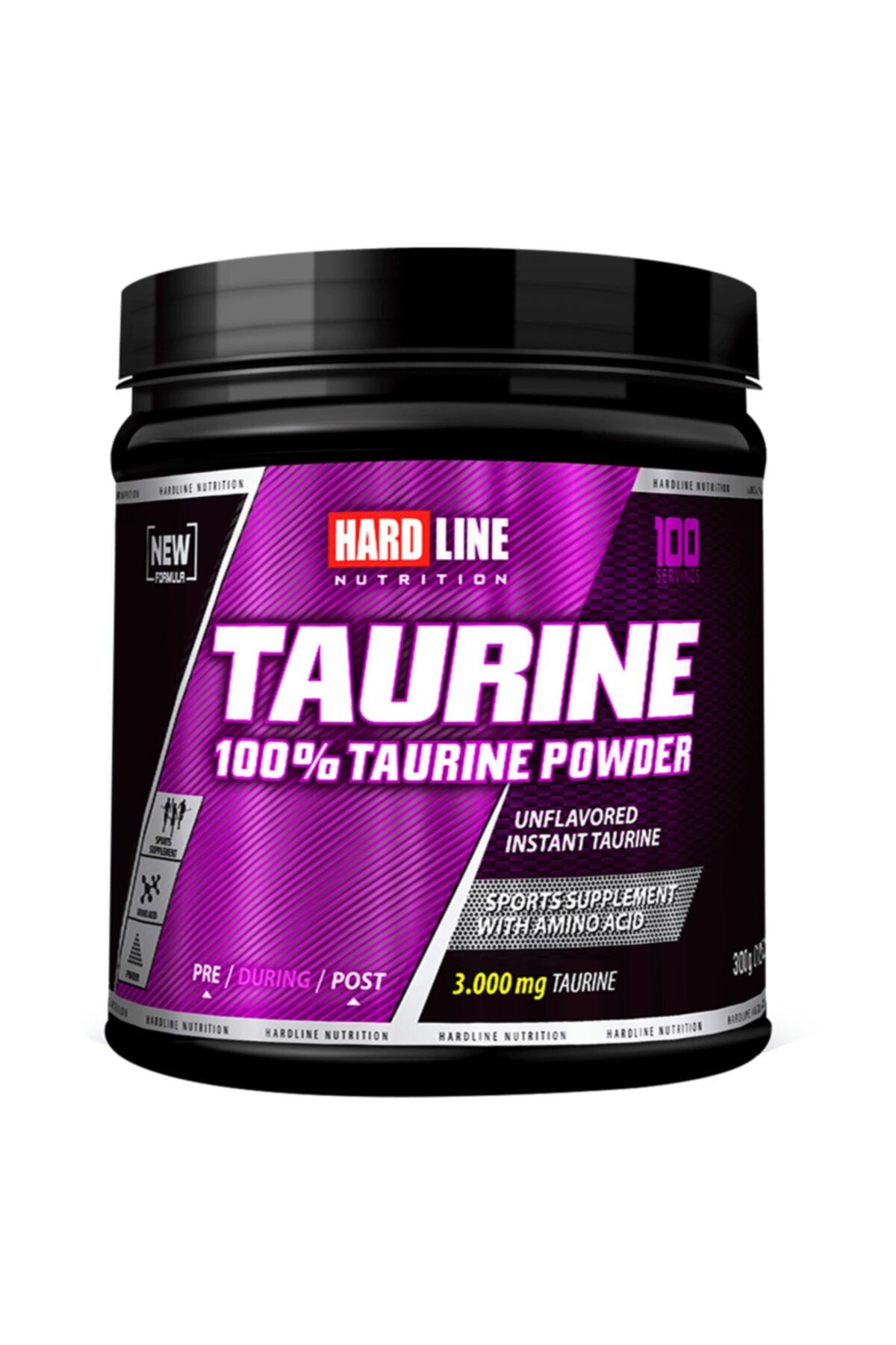Hardline Taurine 100% Powder 300 gr Aromasız
