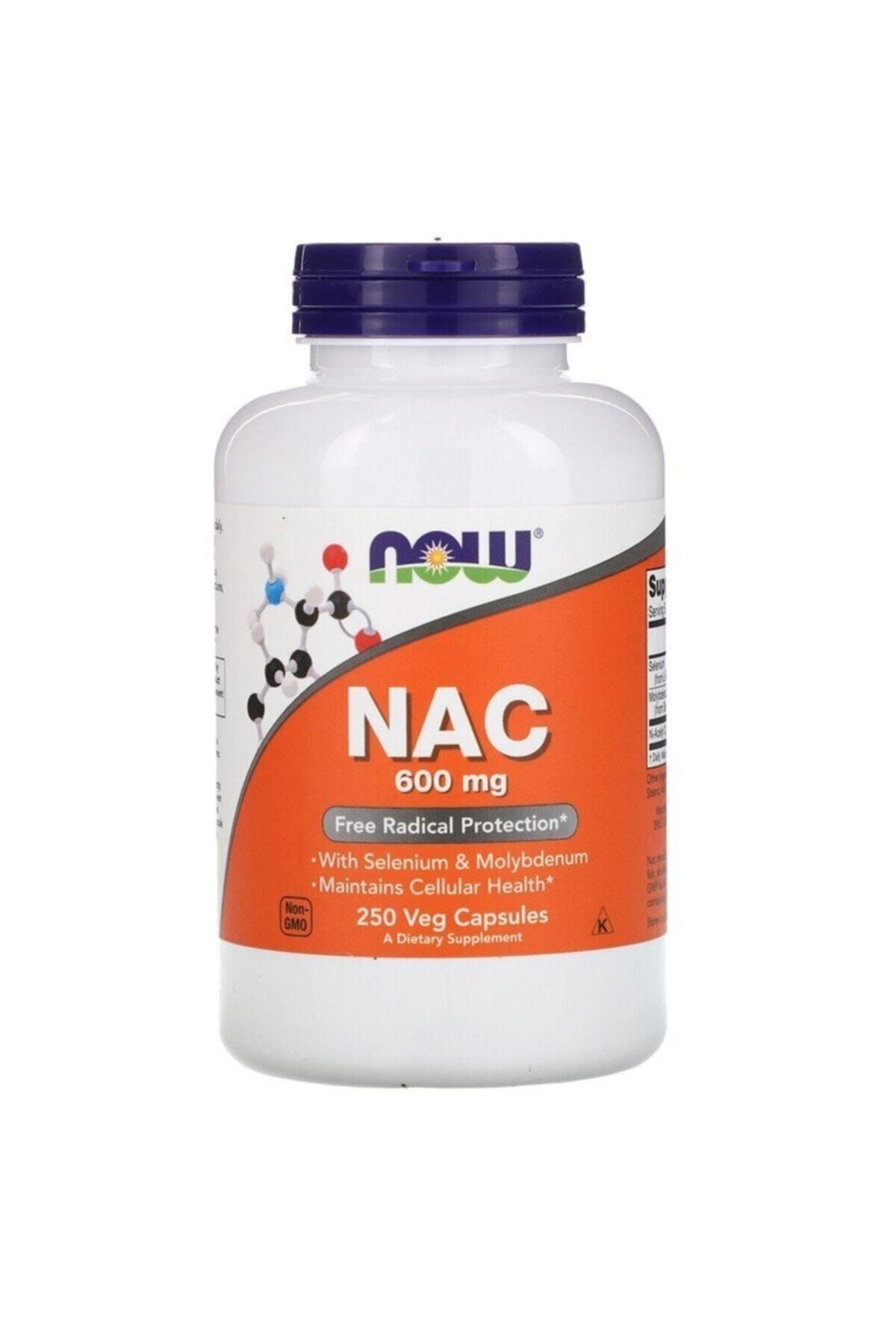 Now Nac 600 Mg Free Radical Protection 250 Veg Kapsül
