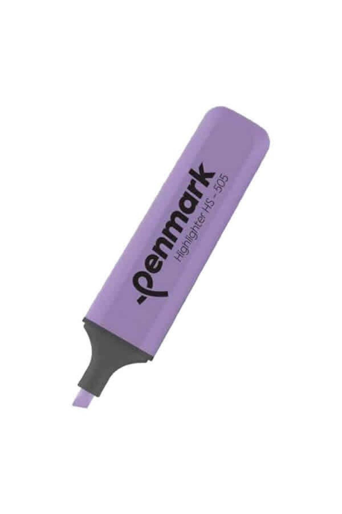 penmark Pastel Fosforlu Kalem (işaret Kalemi) Lavanta Hs505-07 (10 Lu Paket)
