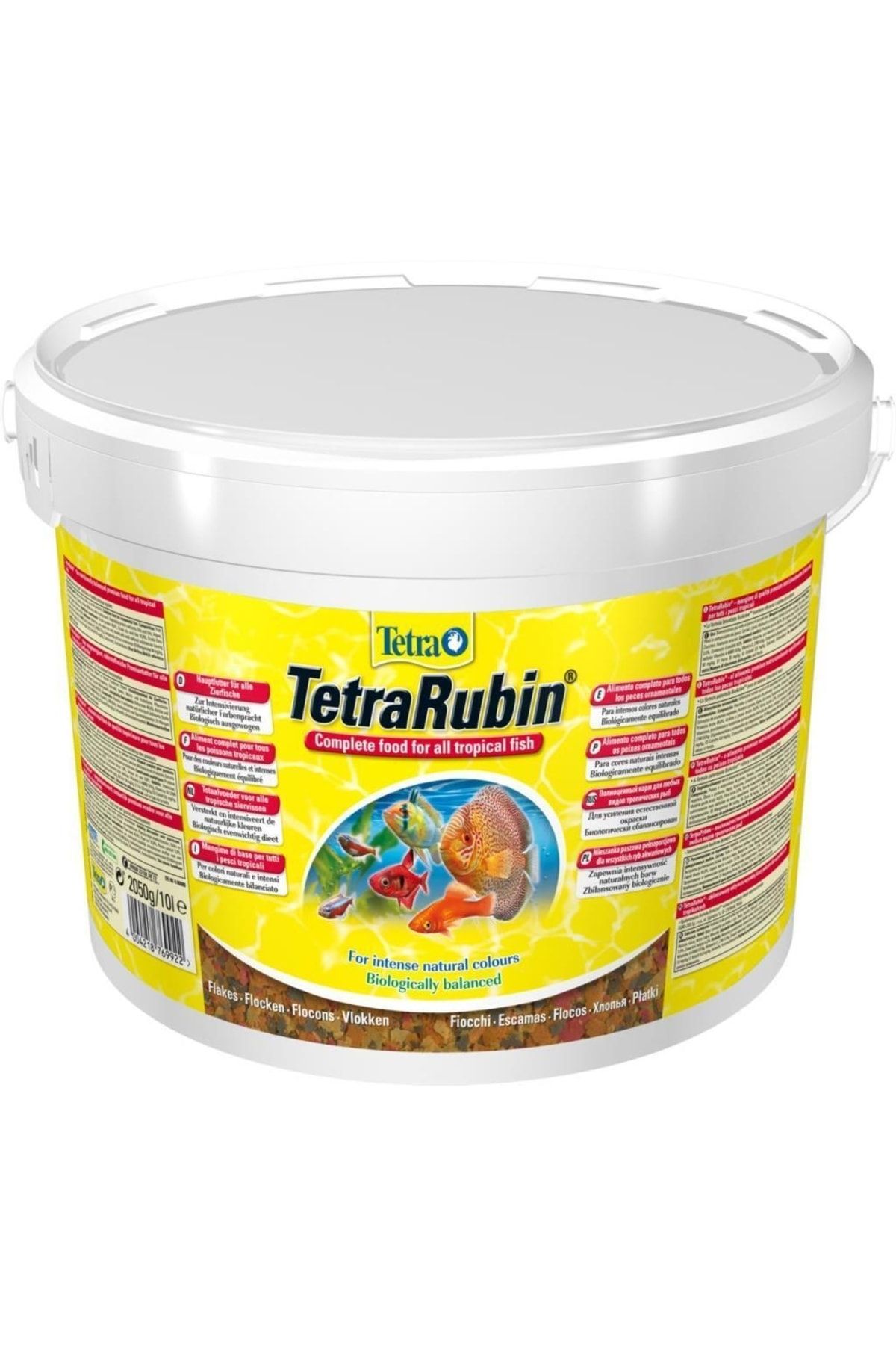 Tetra Rubin Flakes Balık Renk Yemi 10 Lt / 2050 gr