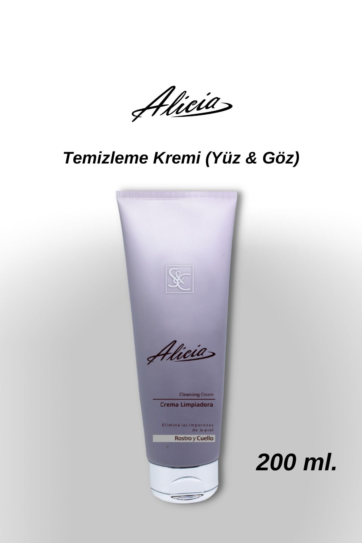 Alicia Temizleme Kremi (yüz & Göz) - Crema Limpiadora – Cilt Temizleme, Makyaj Temizleme