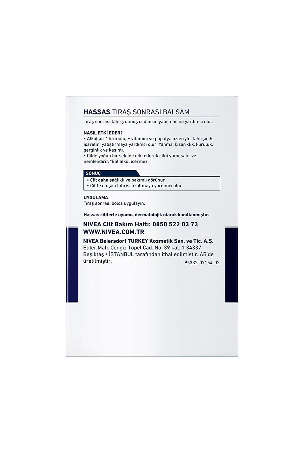 Men Hassas Tıraş Sonrası Balsam 100ml, Hassas Ciltler,alkolsüz Formül, Hızlı Emilir_2
