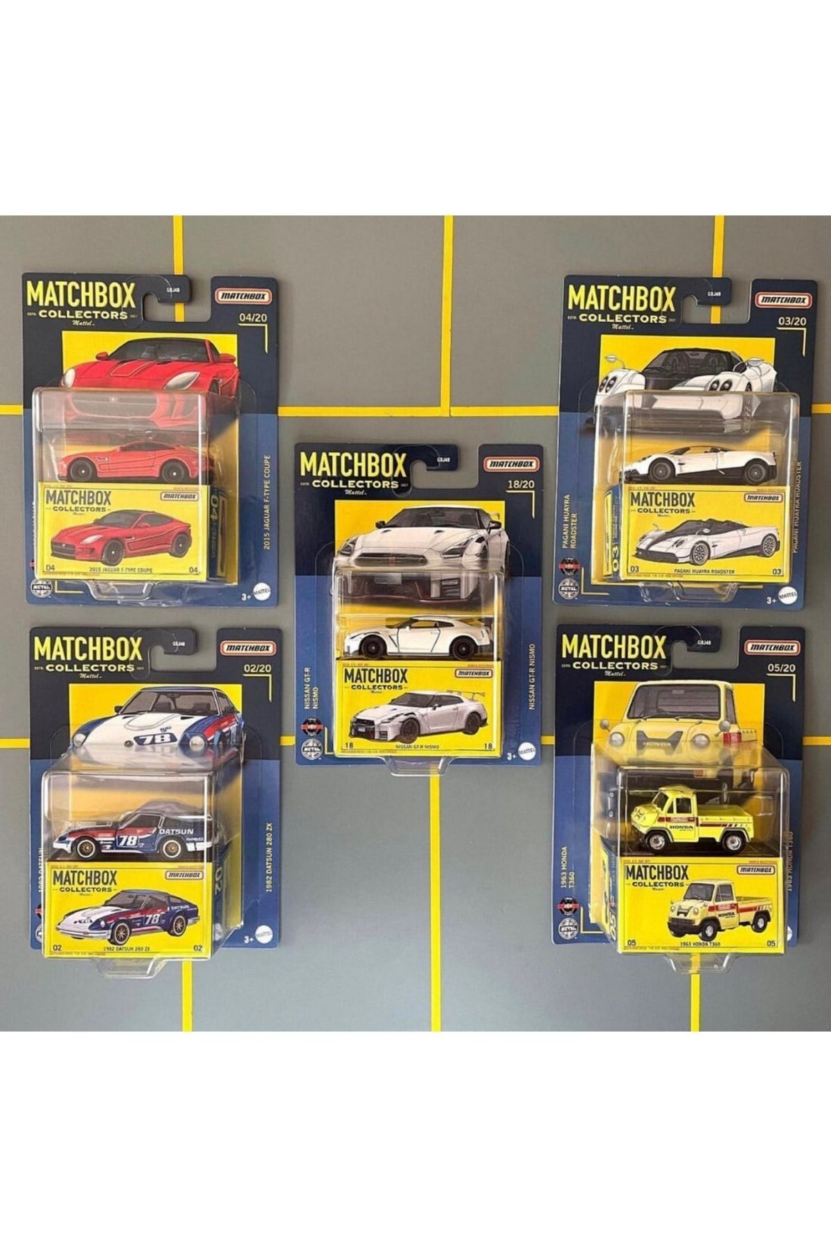 Matchbox 5'li Set 1/64 Ölçek *c&c Model Garage* Diecast Metal Model Oyuncak Araba