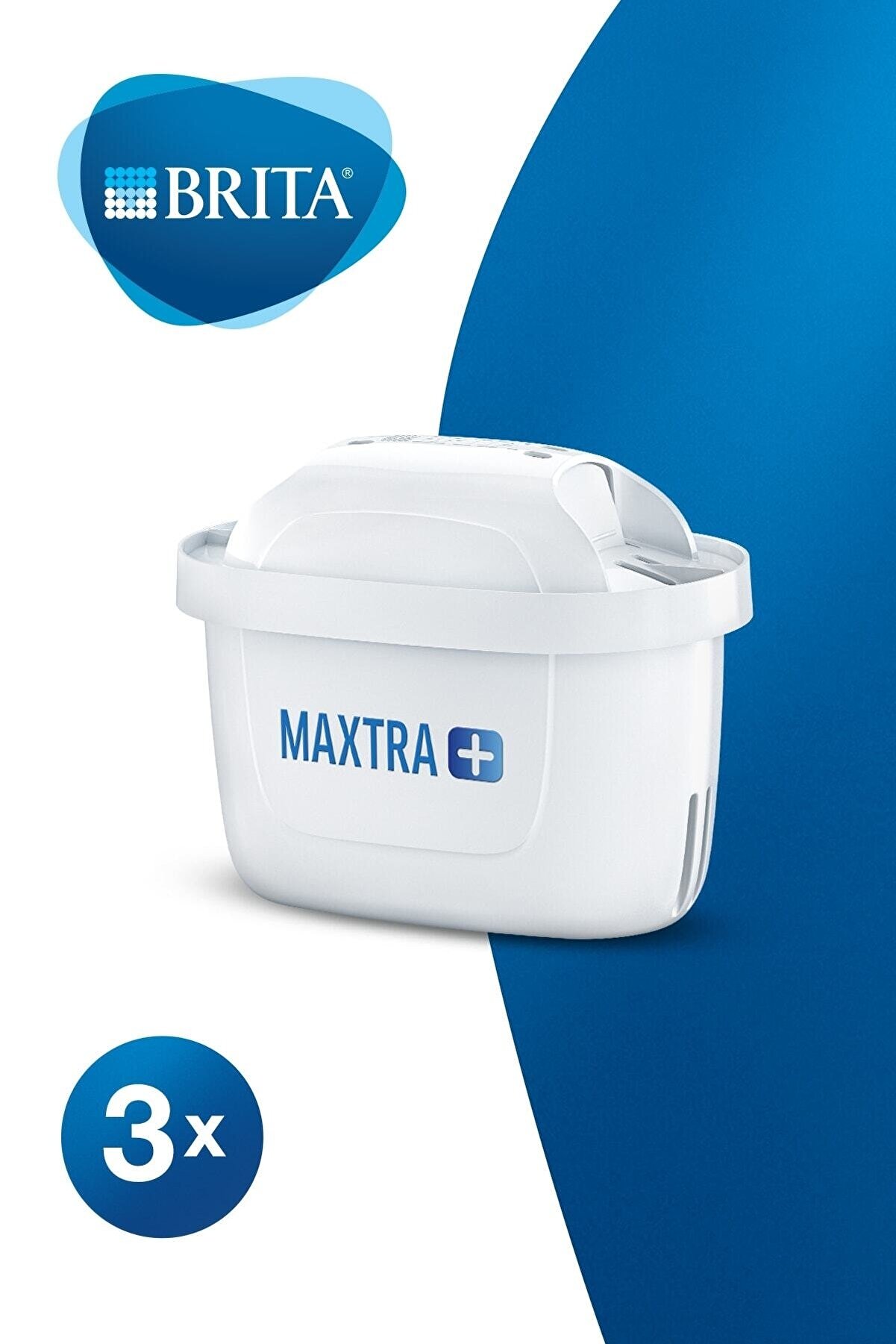 Brita Maxtra Plus Yedek Su Arıtma Filtresi Üçlü 3'lü