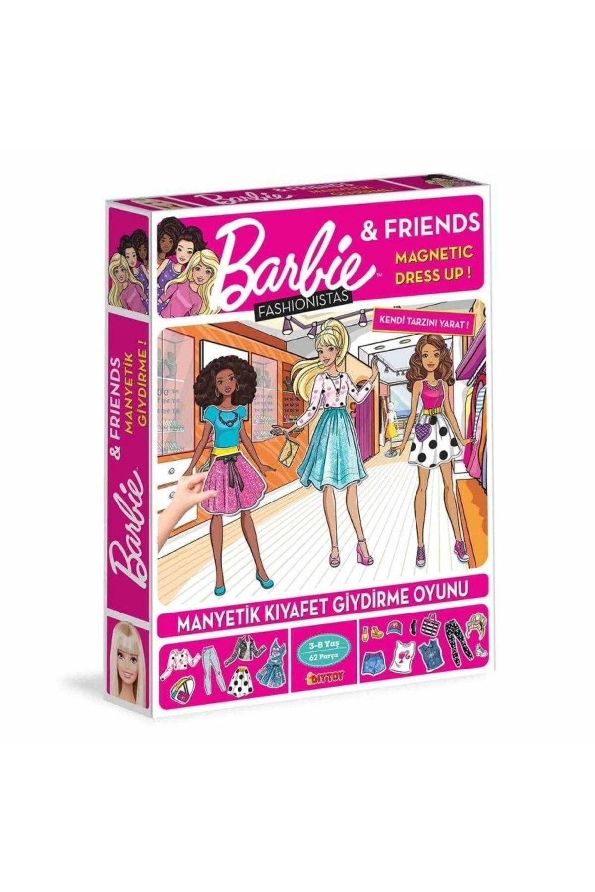 DIY Toys Barbie Manyetik Kıyafet Giydirme Oyunu