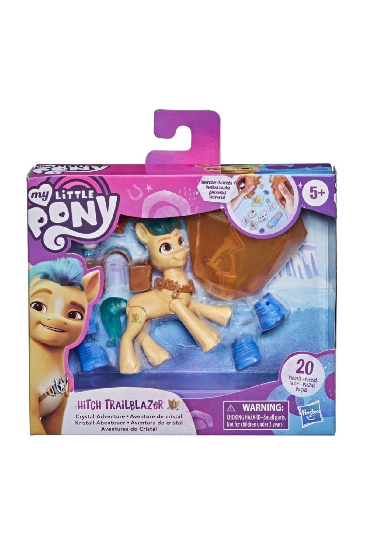 My Little Pony : Yeni Bir Nesil Kristal Macera Hitch Trailblazer Pony Figür - F3606