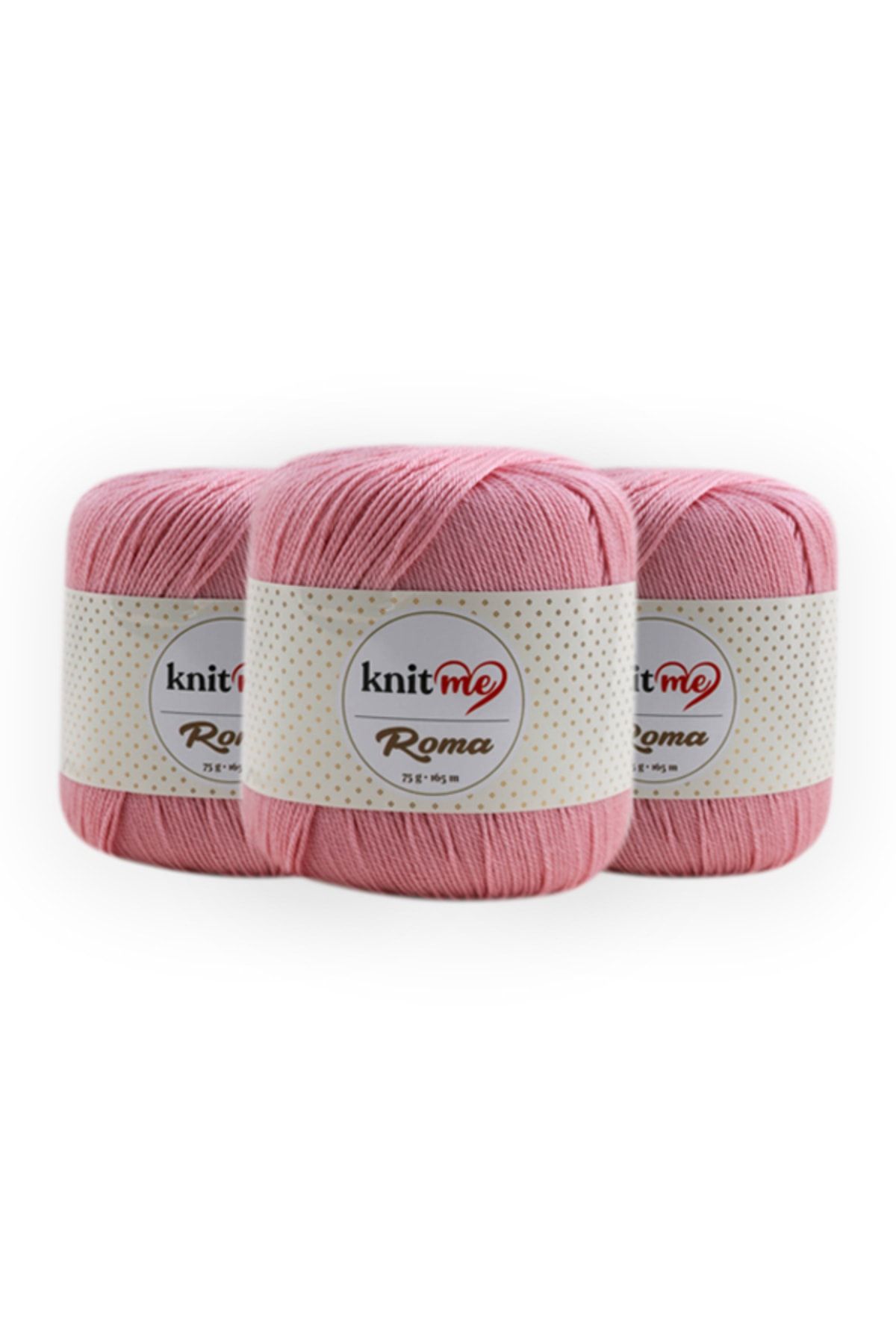 knitme Roma 75 Gr 3'lü Paket Tüm Modeller Için El Örgü Ipi Taka Yarn (767)