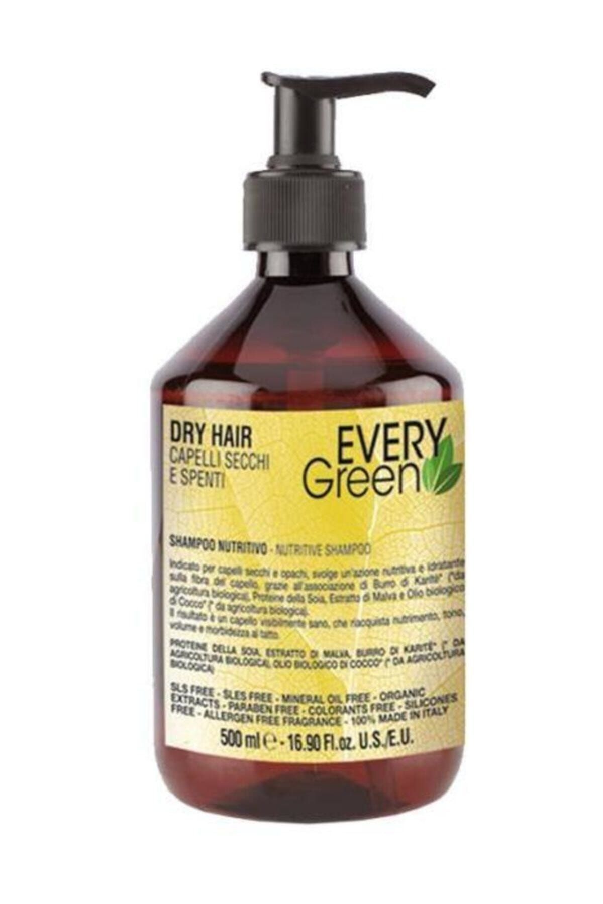 EveryGreen Besleyici Ve Nemlendirici Şampuan Kuru Saçlar - Dry Hair 500 Ml