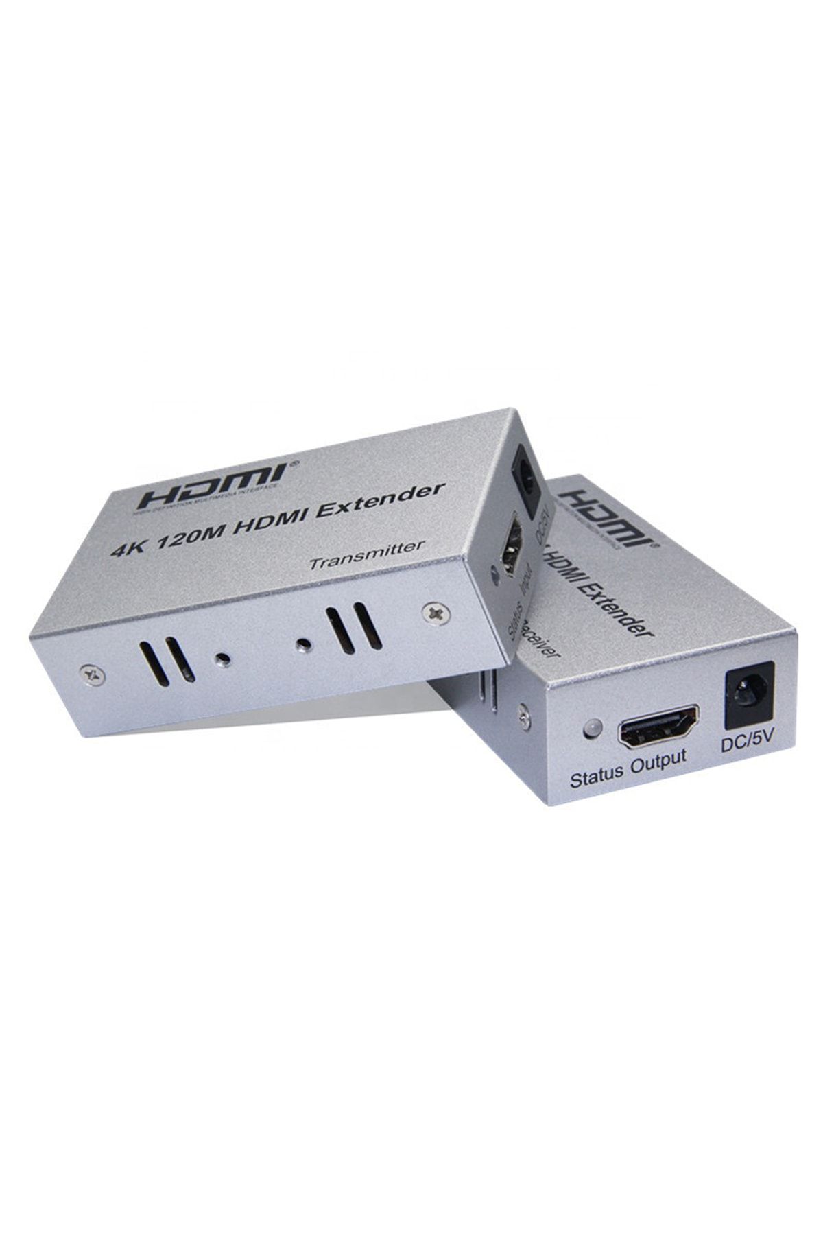 Gplus 4k120ex 120 Metre 4k Hdmı Extender Alıcı Verici Tx Rx Cat5e/6 Ethernet Transmitter Receiver
