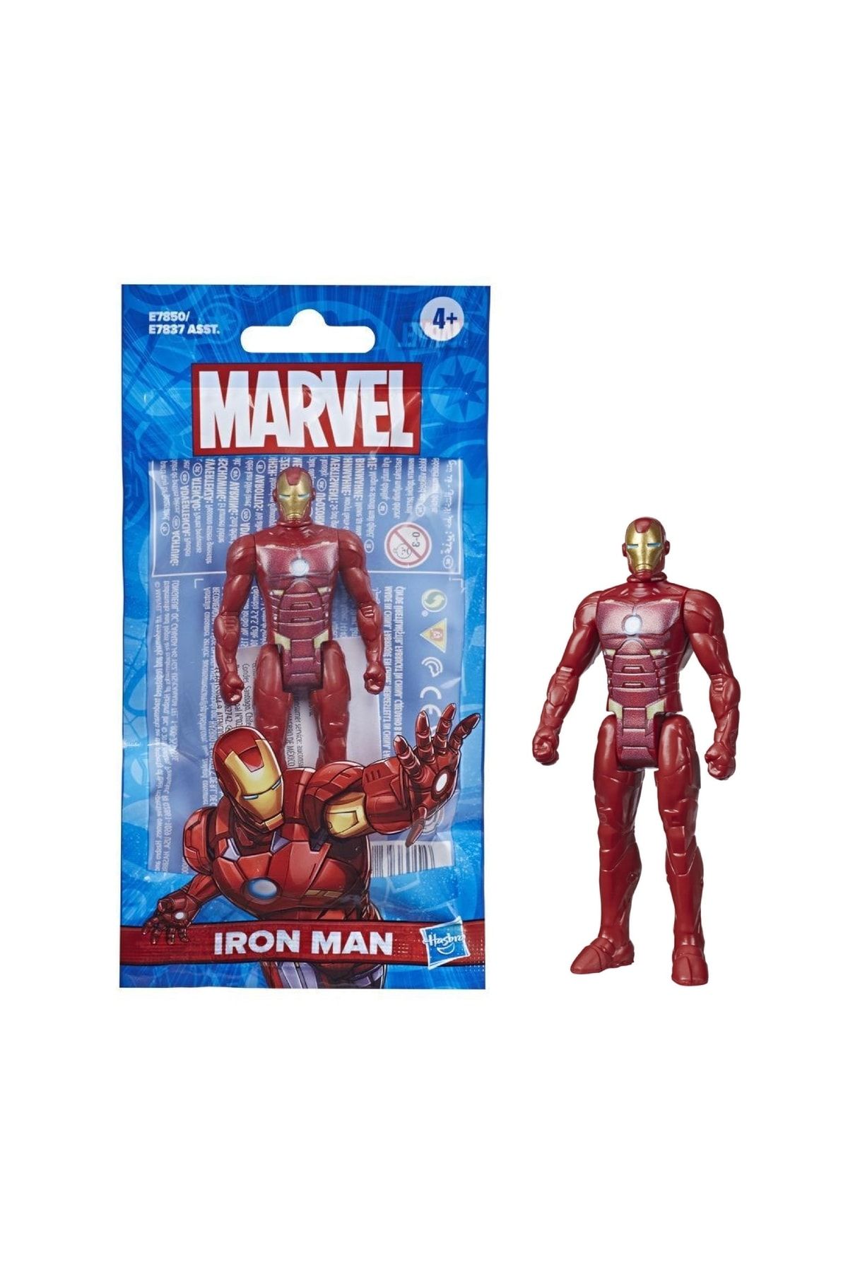 Hasbro Marvel Ironman Demir Adam Orjinal Lisanslı Figür Oyuncak Marvel Iron Man Klasik 10cm Ironman
