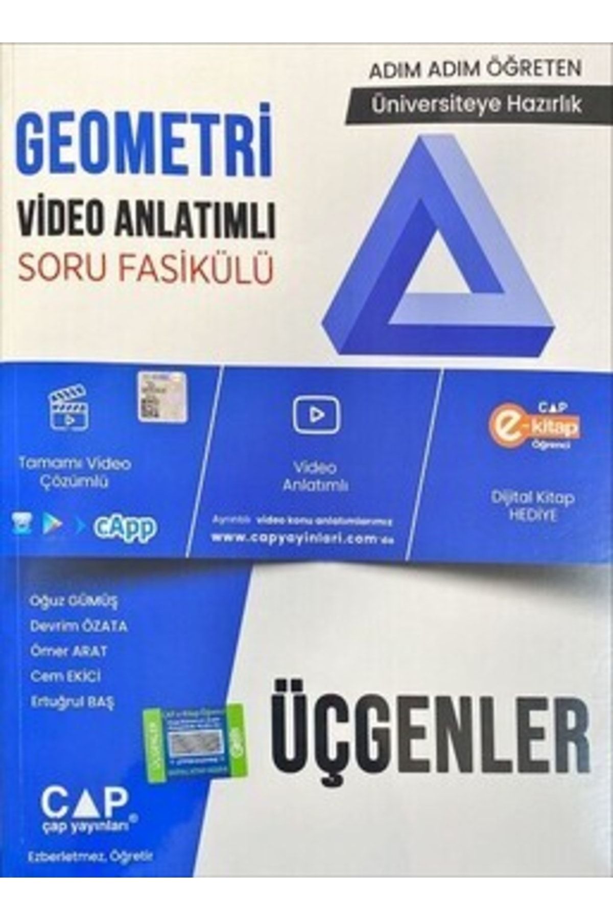Çap Yayınları Yayınları Geometri Konu Anlatımlı Soru Fasikülü Üçgenler - 2023