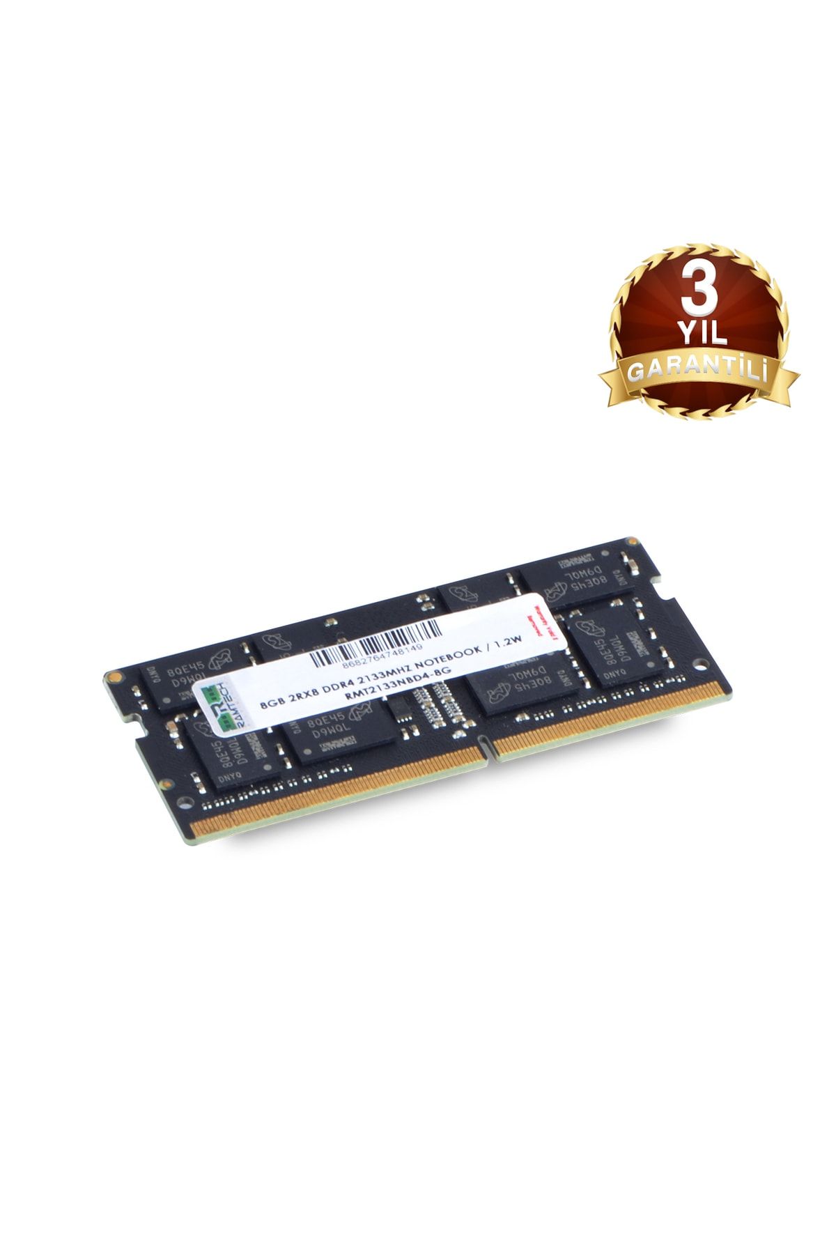 RAMTECH 8gb DDR4 2133Mhz AMD ve INTEL İşlemcilere Uyumlu Notebook