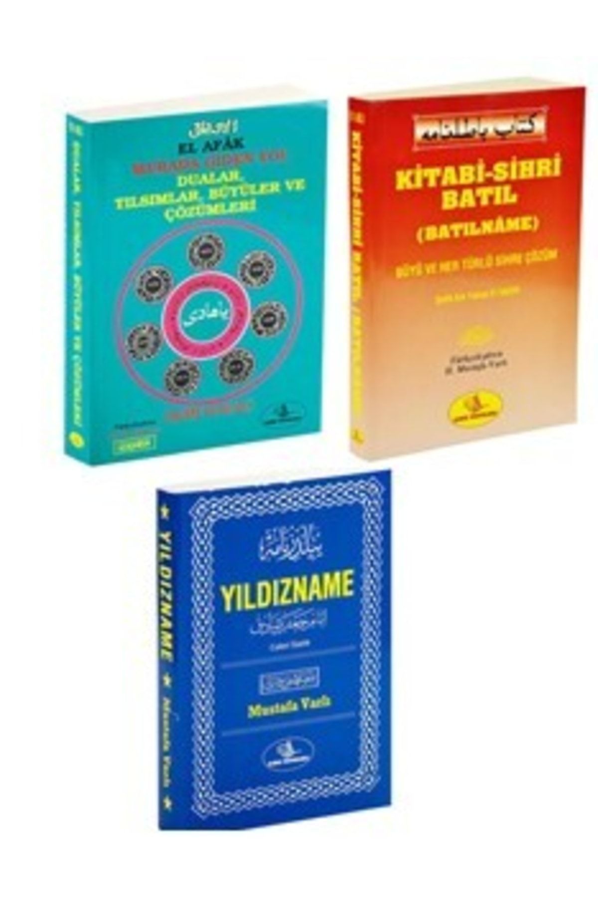 Esma Yayınları Özel Sırlı Gizli 3 Lü Dua Ve Havas Kitapları Sihribatıl-el Afak-yıldızname