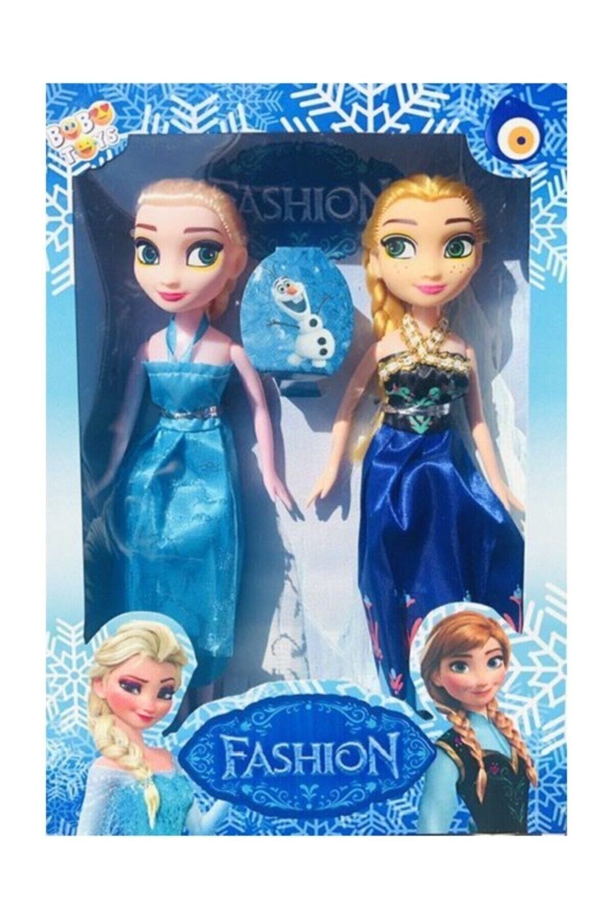 Frozen Bedavacı Oyuncakcı Anna Ve Elsa Bebek 2'li 23 Cm #cry# #lol#