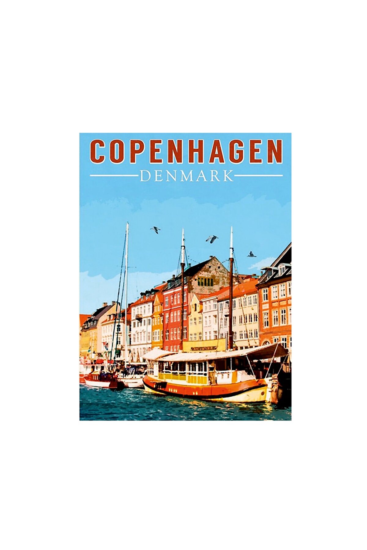Vera Buzdolabı Magneti Avrupa Şehirleri Kopenhag