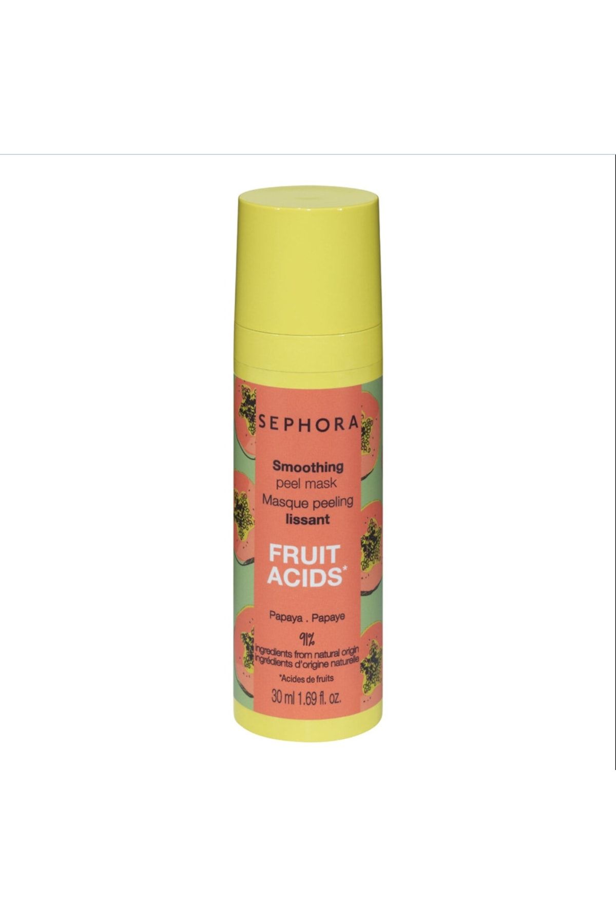Sephora Papaya Özlü Soyulabilir Peeling Yüz ve Boyun Maskesi 30  ml
