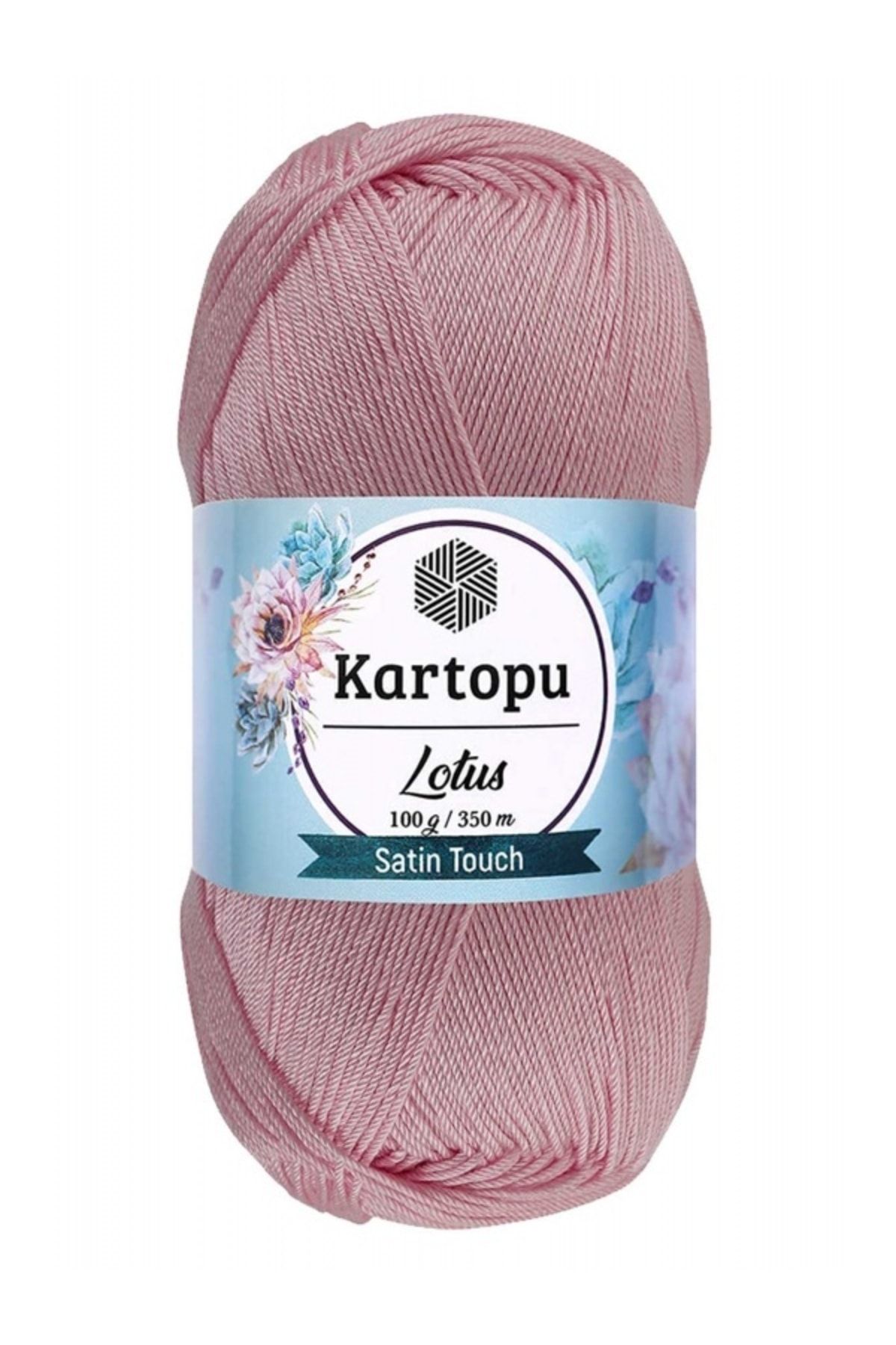 Kartopu Lotus Bikini Büstiyer Bluz Örgü İpi  K768 Açık Pembe