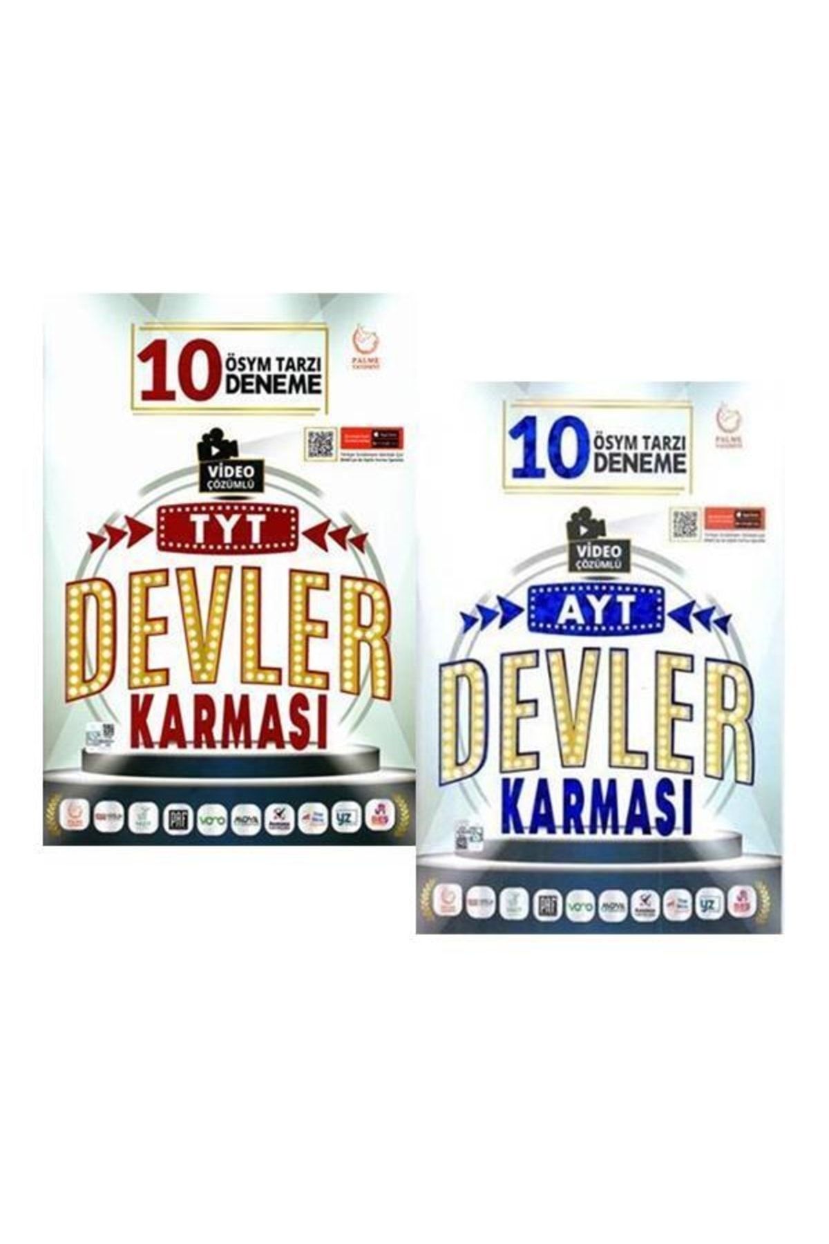 Palme Yayınevi Tyt-ayt Devler Karması Video Çözümlü 10 Deneme Seti