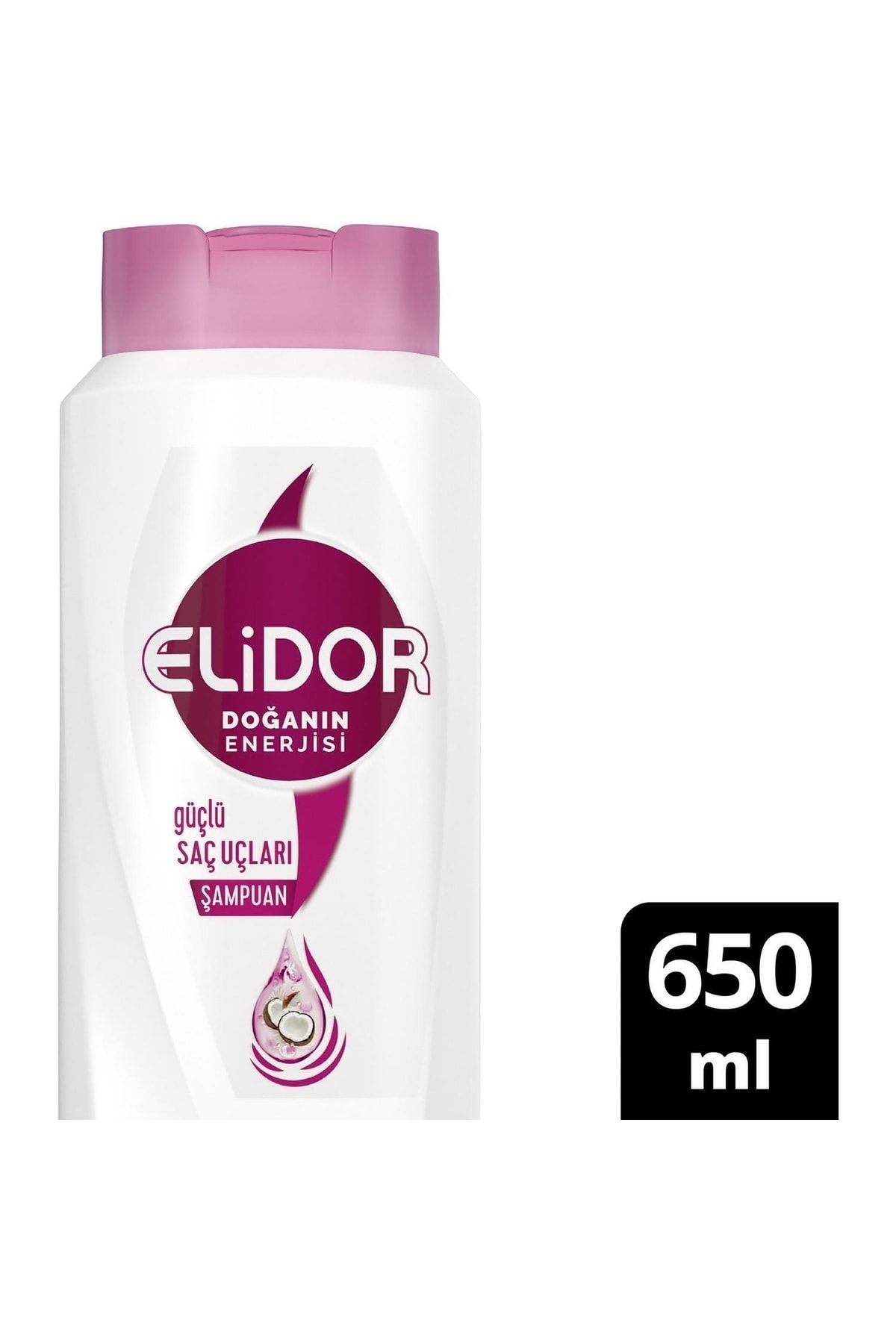 Elidor Şampuan Doğanın Enerjisi Güçlü Saç Uçları Büyük Boy 650 Ml