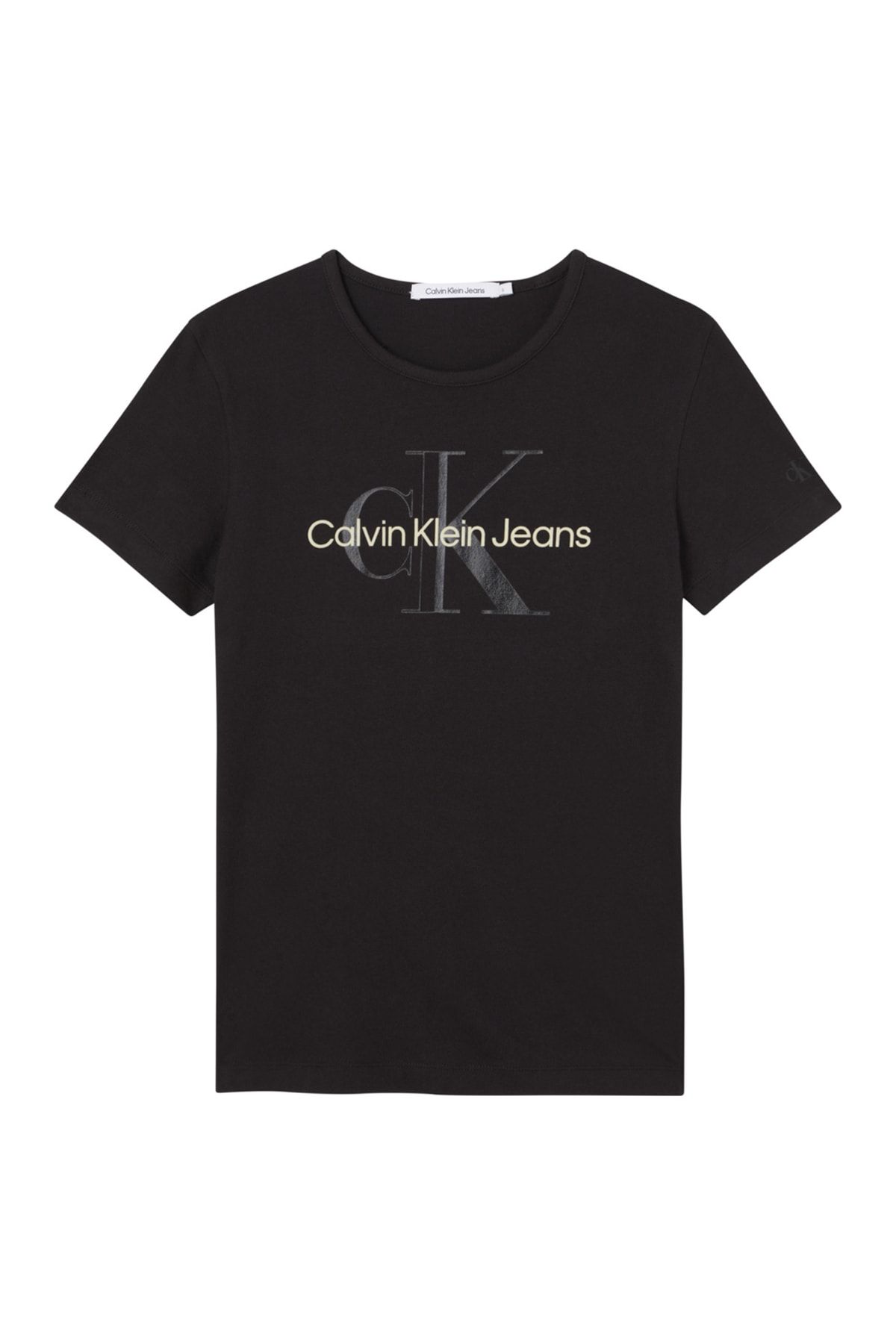 Calvin Klein Bisiklet Yaka Siyah Kadın T-shirt J20j218996beh