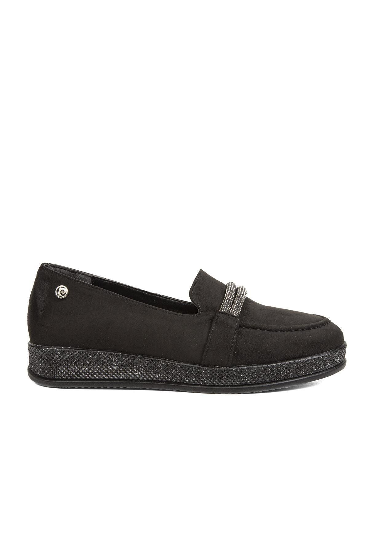 Pierre Cardin ® | Pc-52163-3076 Siyah Suet - Kadın Ayakkabı