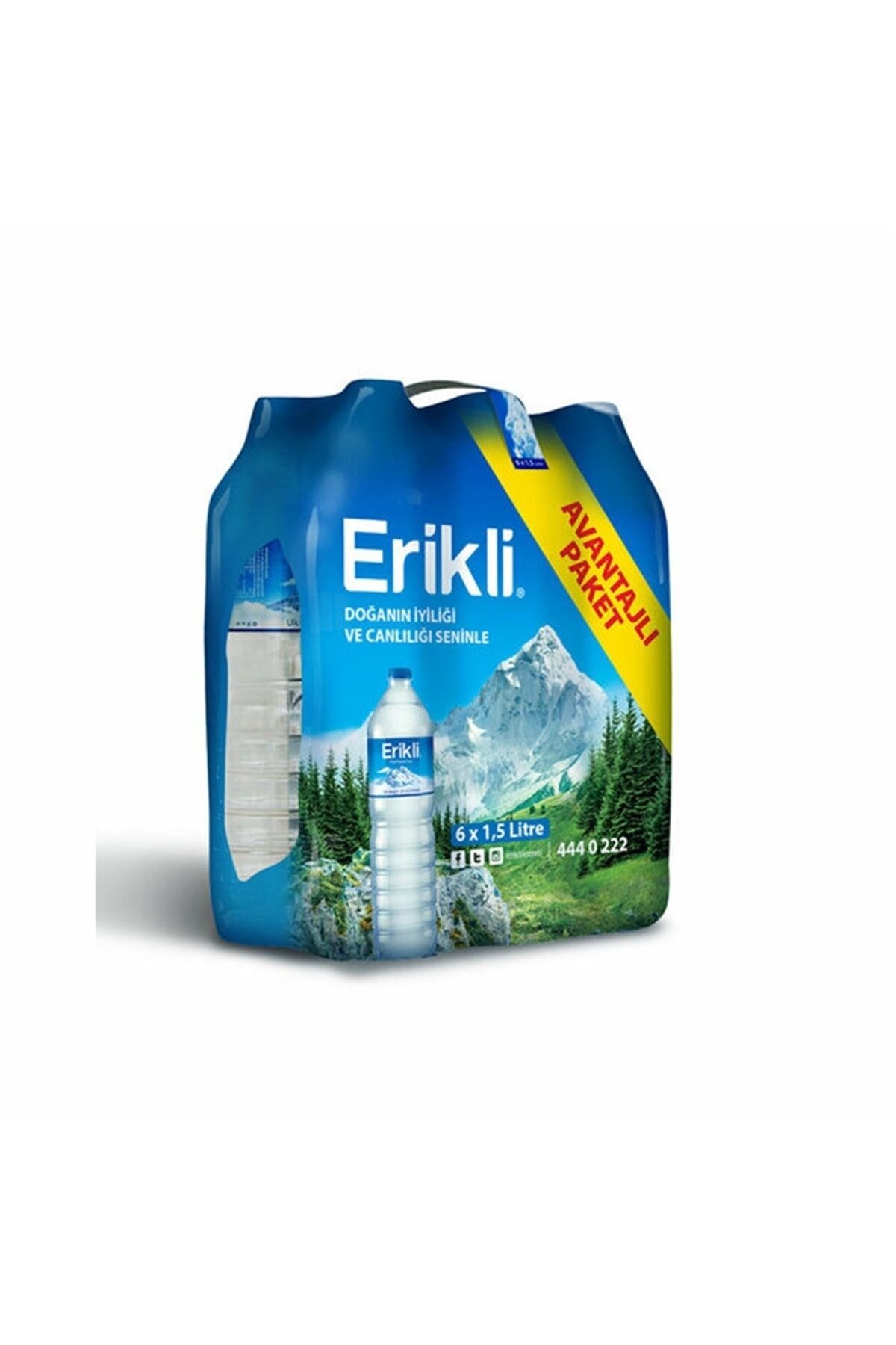 Erikli Su 1,5 Lt. 12'li Paket Su
