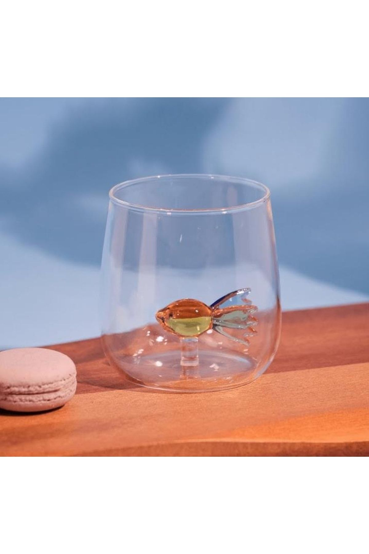 Glass In Love Balık Figürlü Borosilikat Bardak 400 Ml