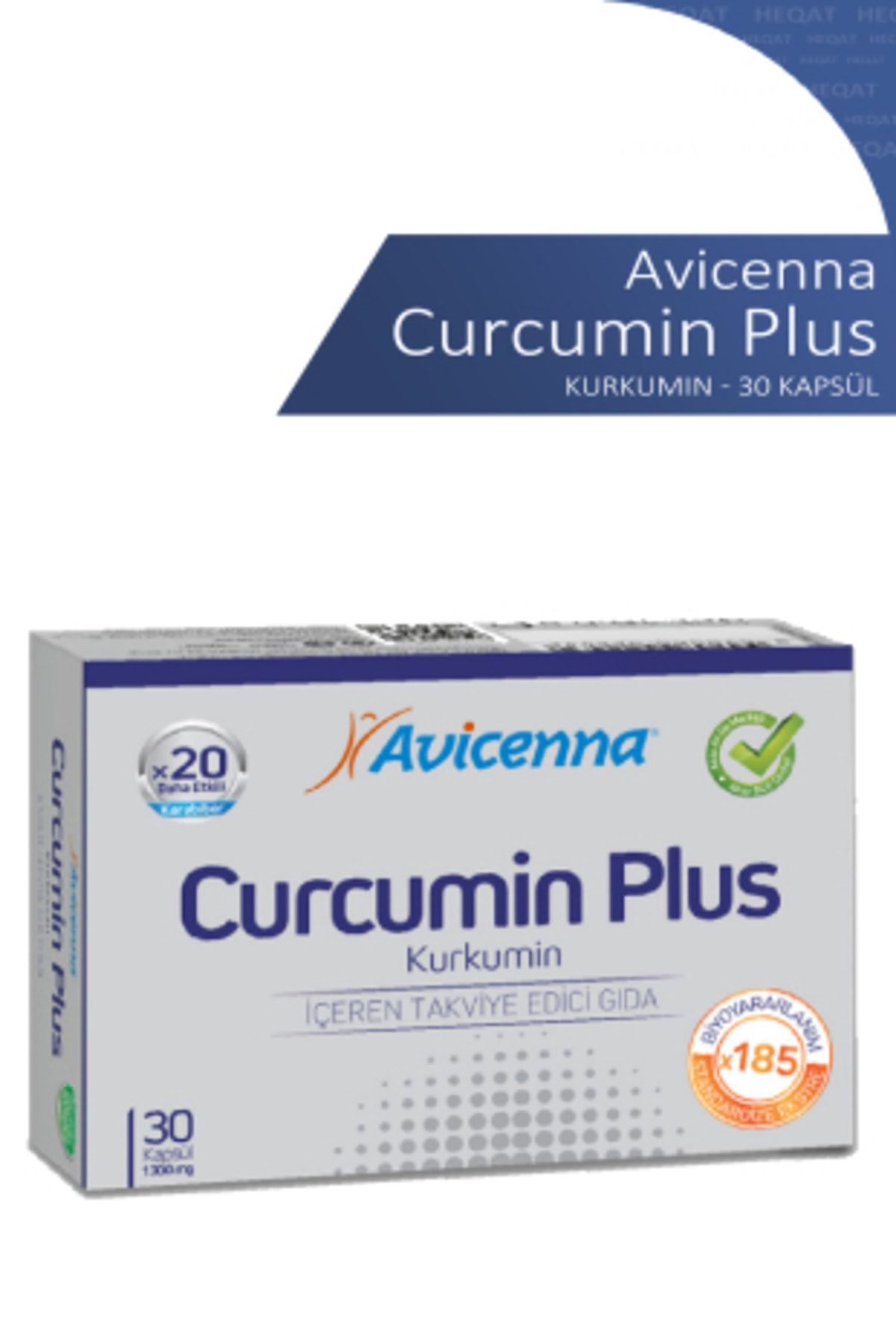 Avicenna Curcumın Plus - Kurkumin İçeren Takviye Edici Gıda -  30 S0ftgel - 8690088023019 .......