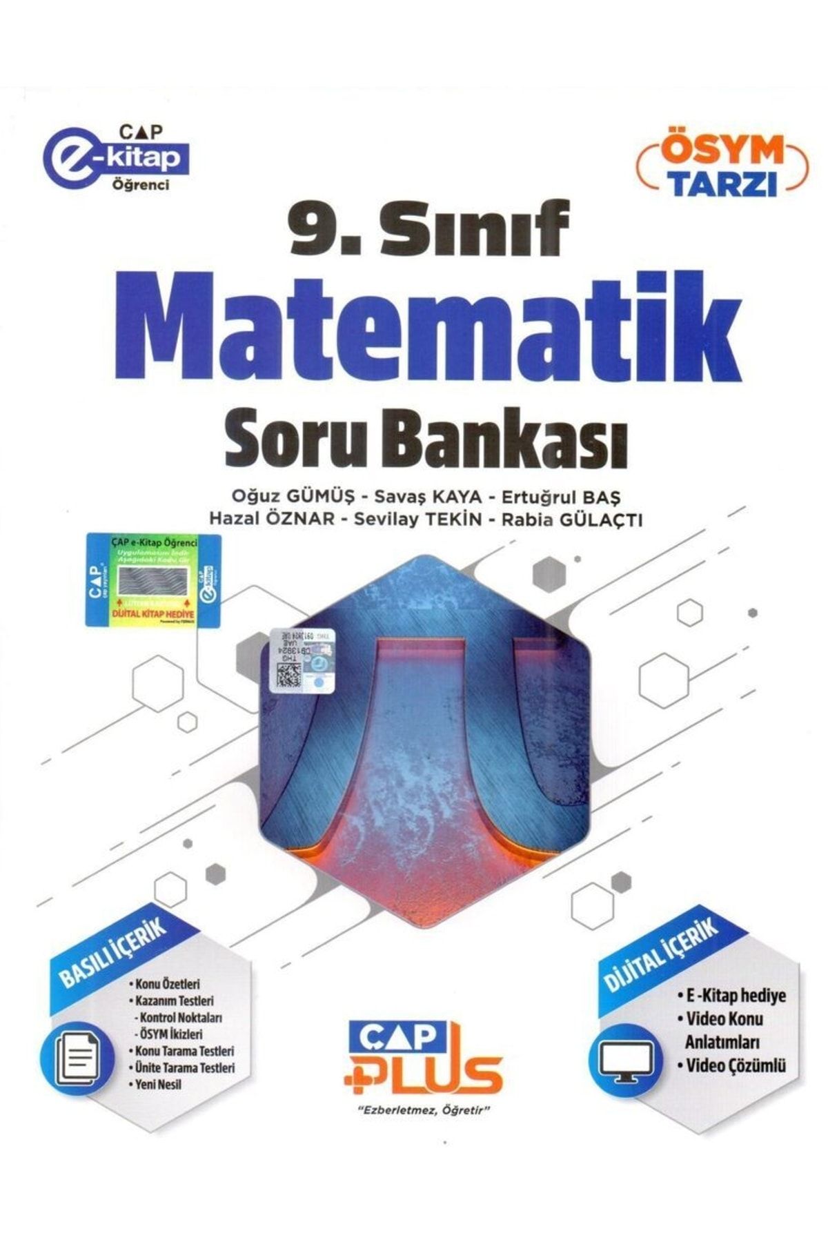 Çap Yayınları 9. Sınıf Anadolu Lisesi Matematik Soru Bankası