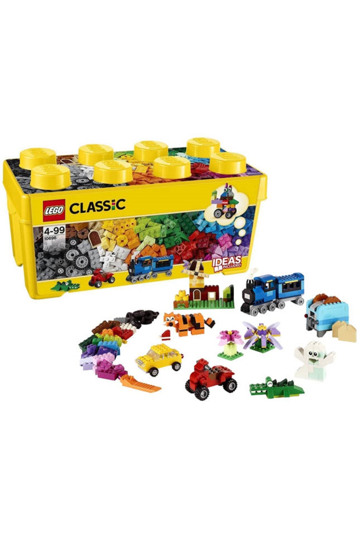 LEGO Classic Orta Boy Yaratıcı Yapım Kutusu 10696 - Yaratıcı Çocuklar Için Oyuncak Yapım S (484 PARÇA)