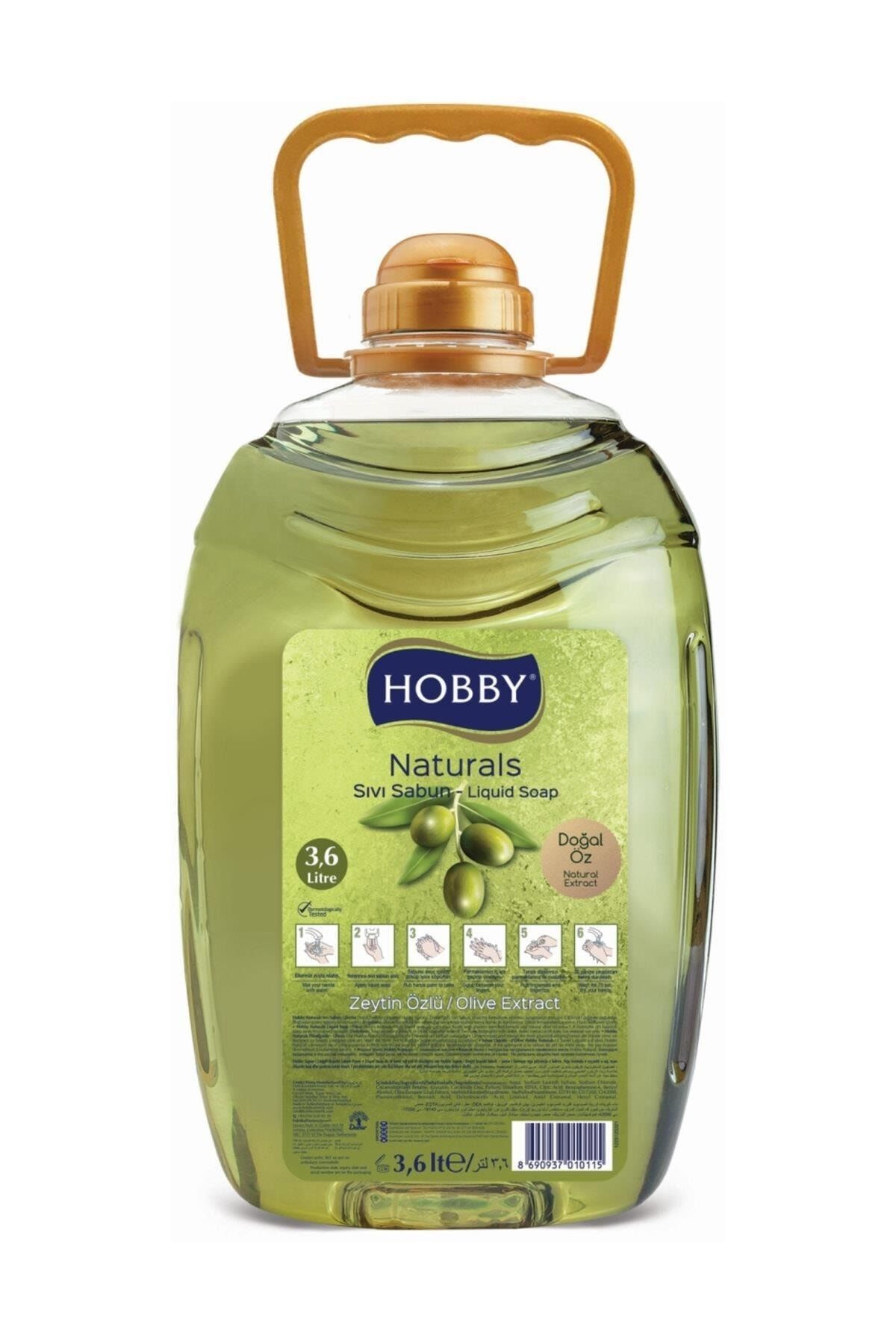 Hobby Sıvı Sabun Zeytın Özlü 3,6 L.