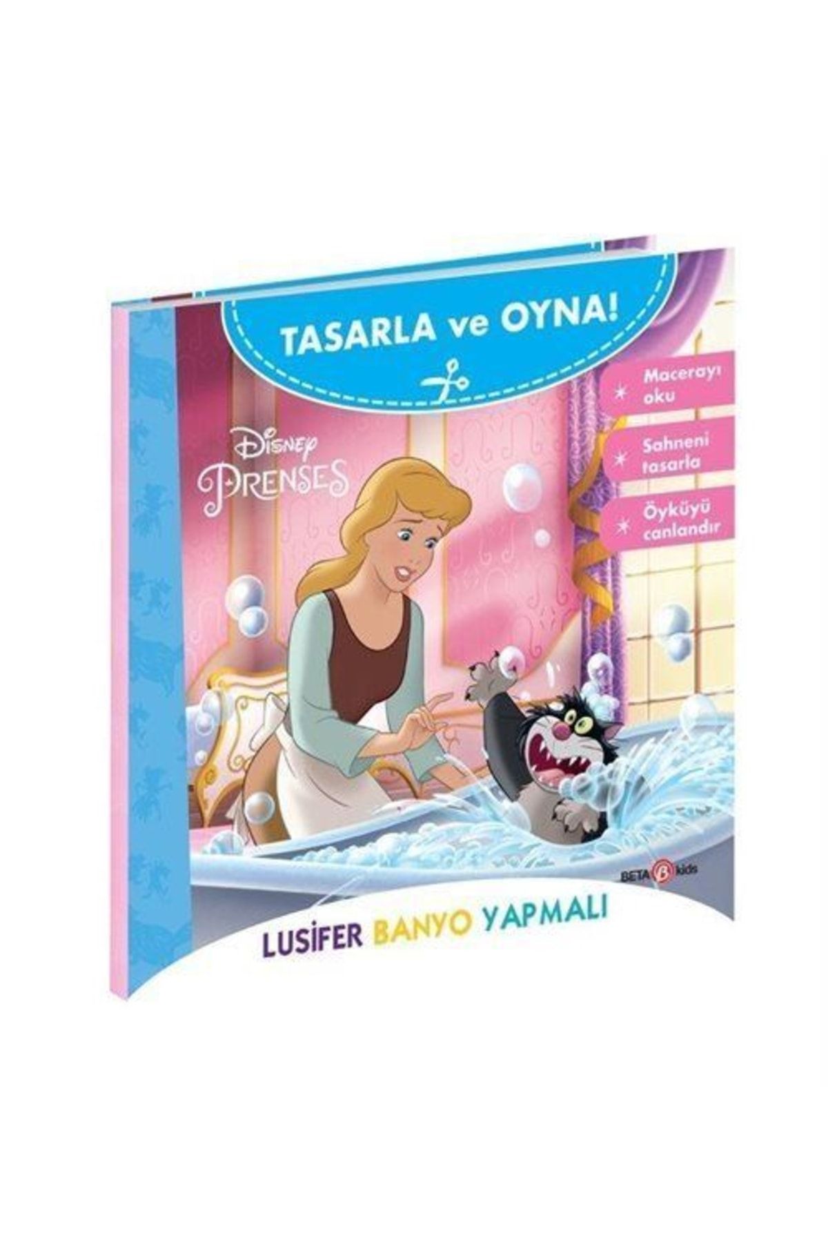 Beta Kids Disney Prenses Tasarla ve Oyna Lusifer Banyo Yapmalı