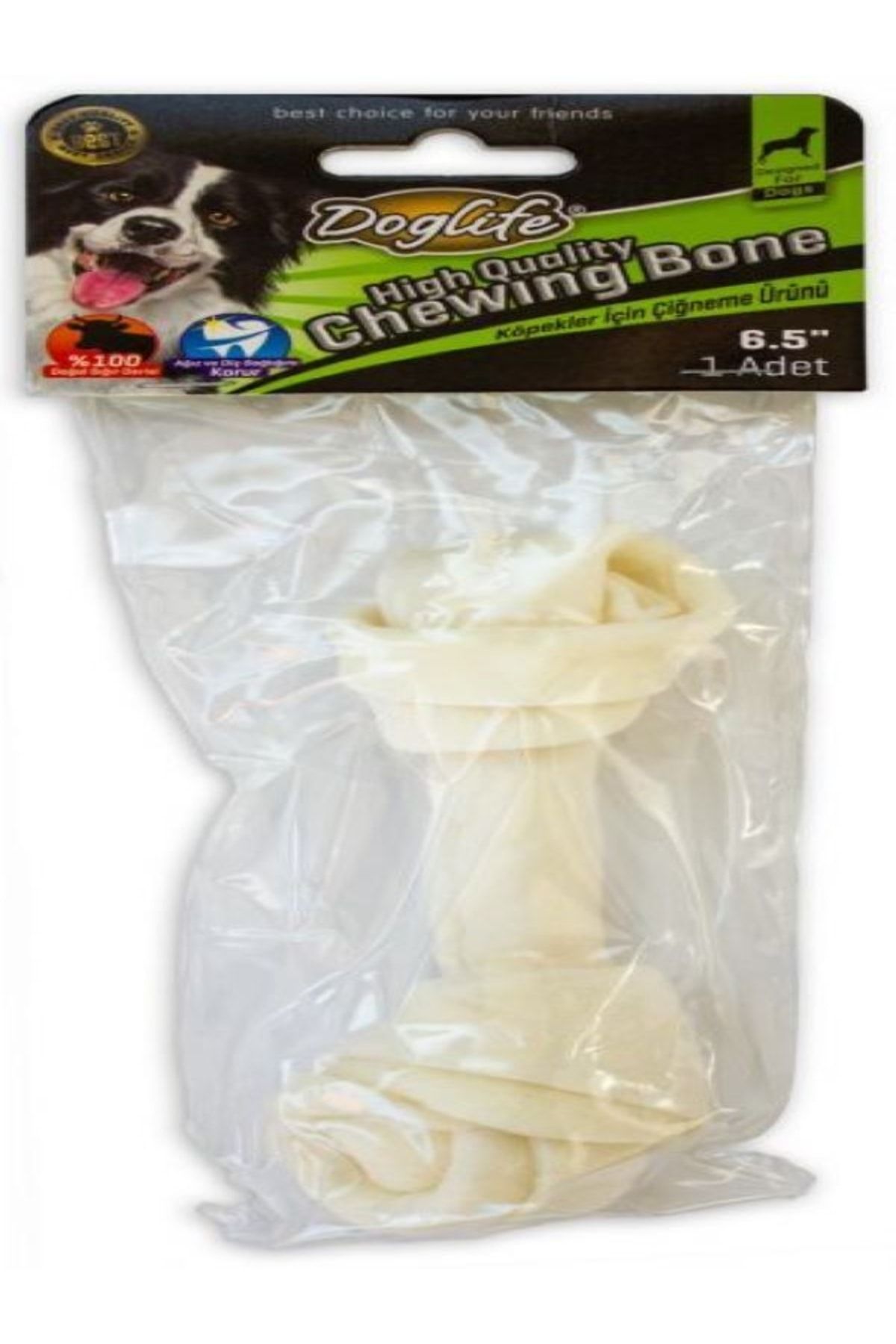 Doglife Düğümlü Kemik White 50gr Ad. 1li Paket