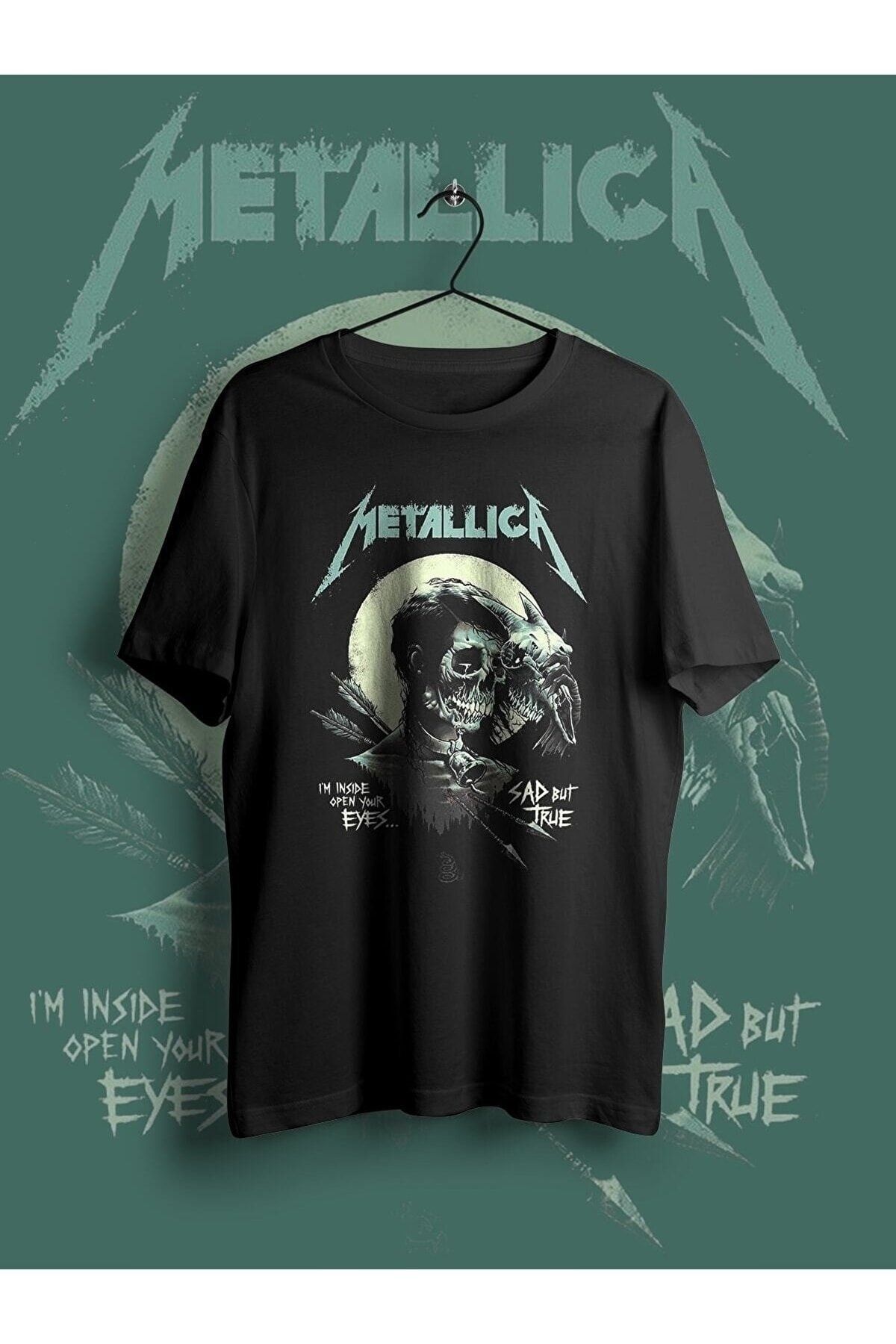 SARNİA Metallica Siyah Unisex T-shirt