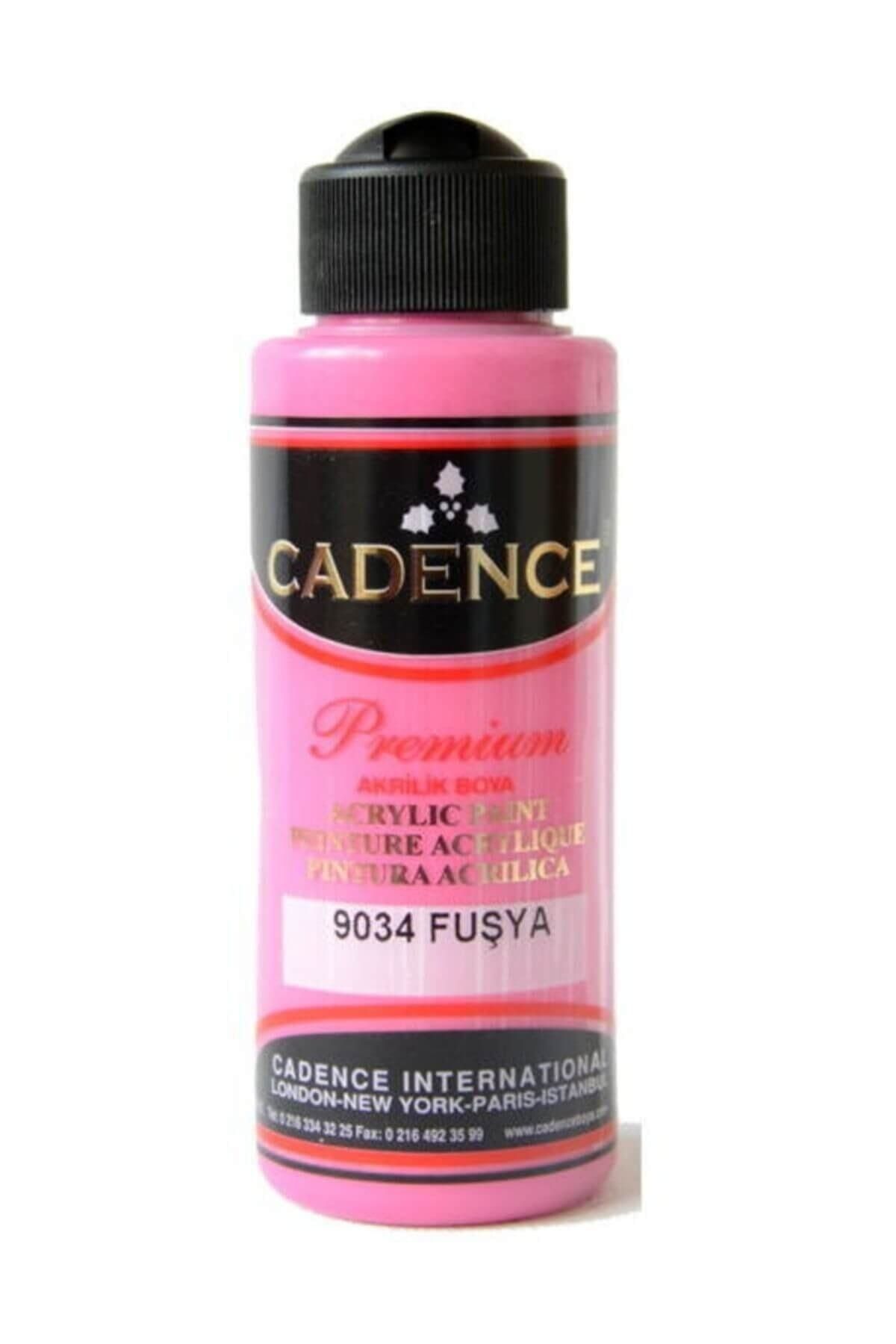 Cadence 9034 Fuşya Premium Akrilik Boya 120 ml