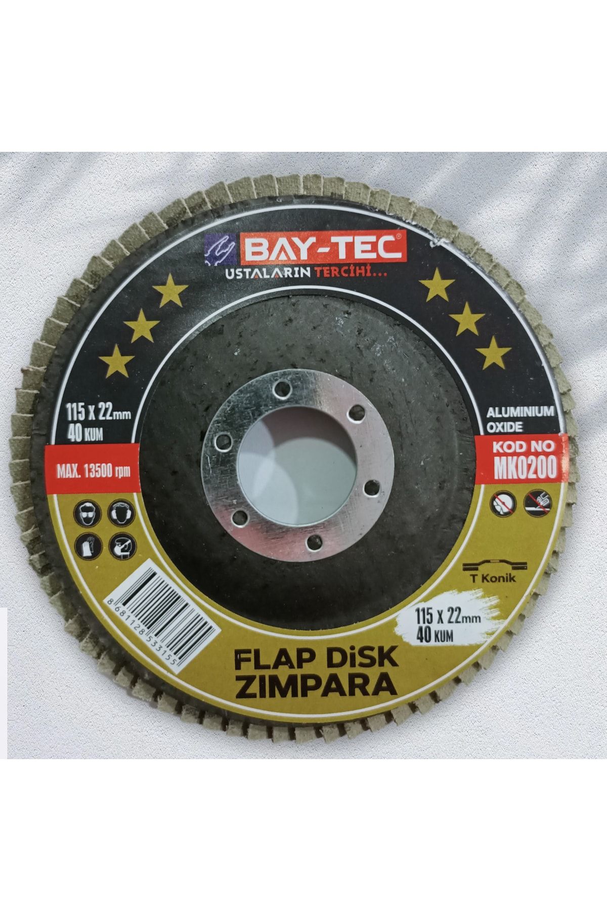 Baytec Bay-tec Flap Disk Zımpara 115 X 22mm 40 Kum