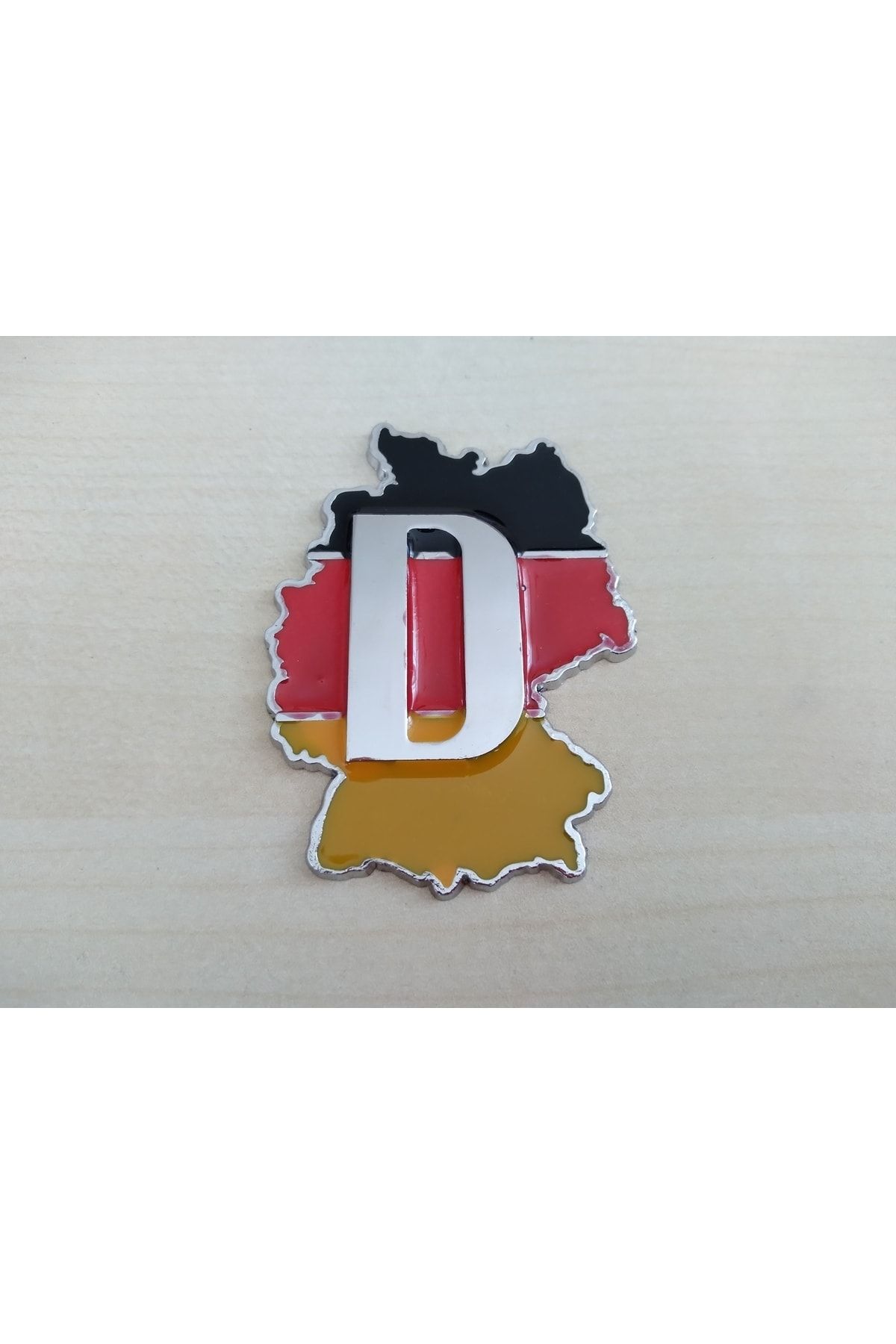 OEM Almanya Harita Logosu Metal Almanya D Logosu - Almanya D Arması - Almanya Bayrağı