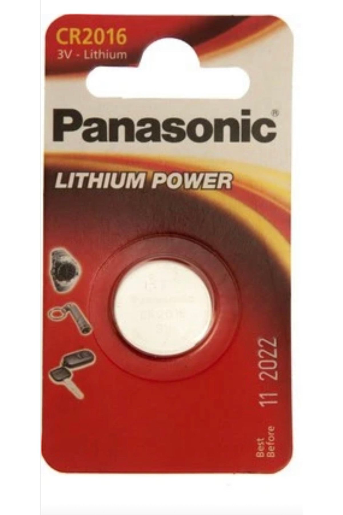 Panasonic Cr2016 Lithium 3v Düğme Para Pil, Yüksek Fiyat/performans, +%50 Daha Uzun Ömür