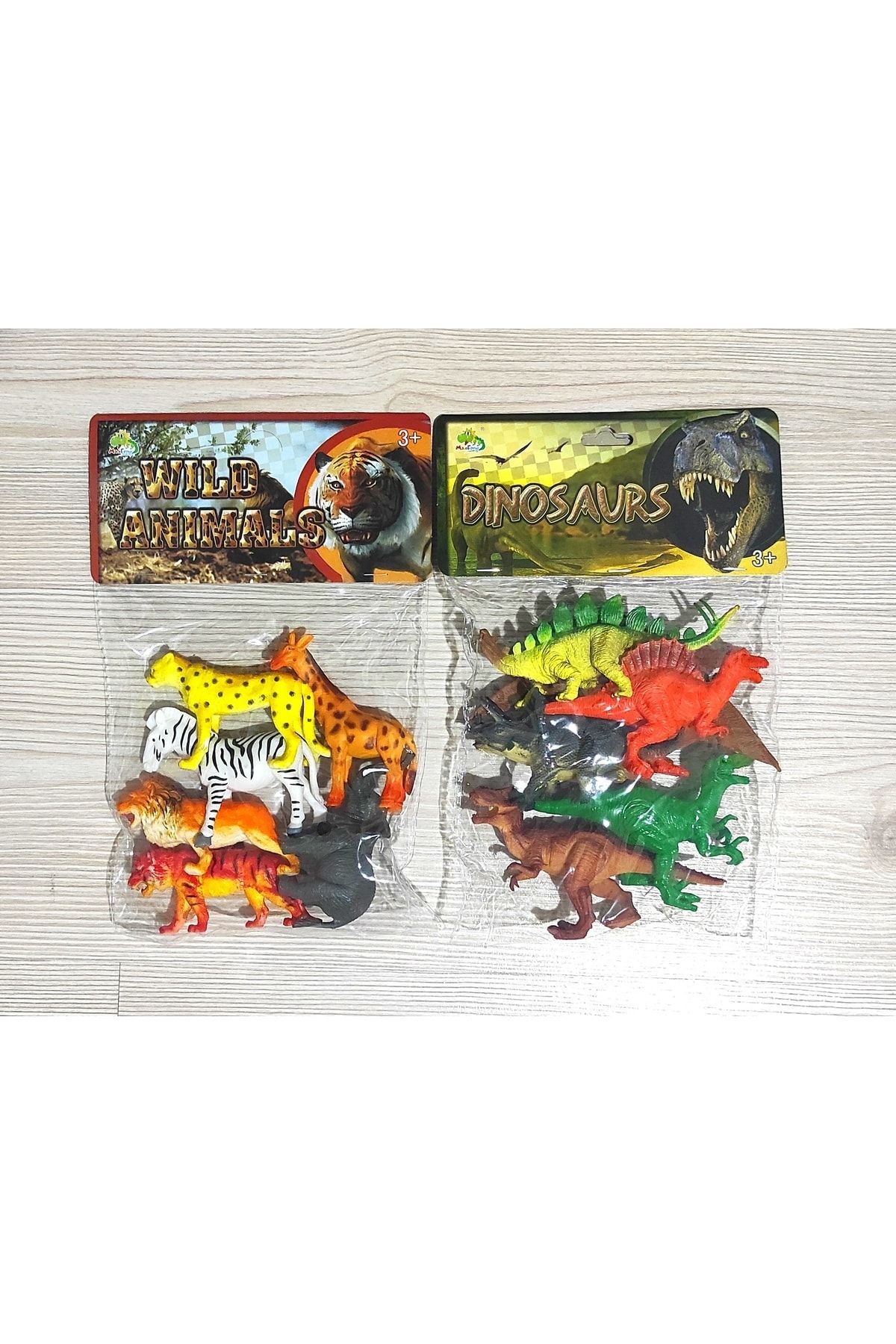 Brother Toys Vahşi Hayvanlar Ve Vahşi Dinozorlar Seti 12 Farklı Model Birlikte